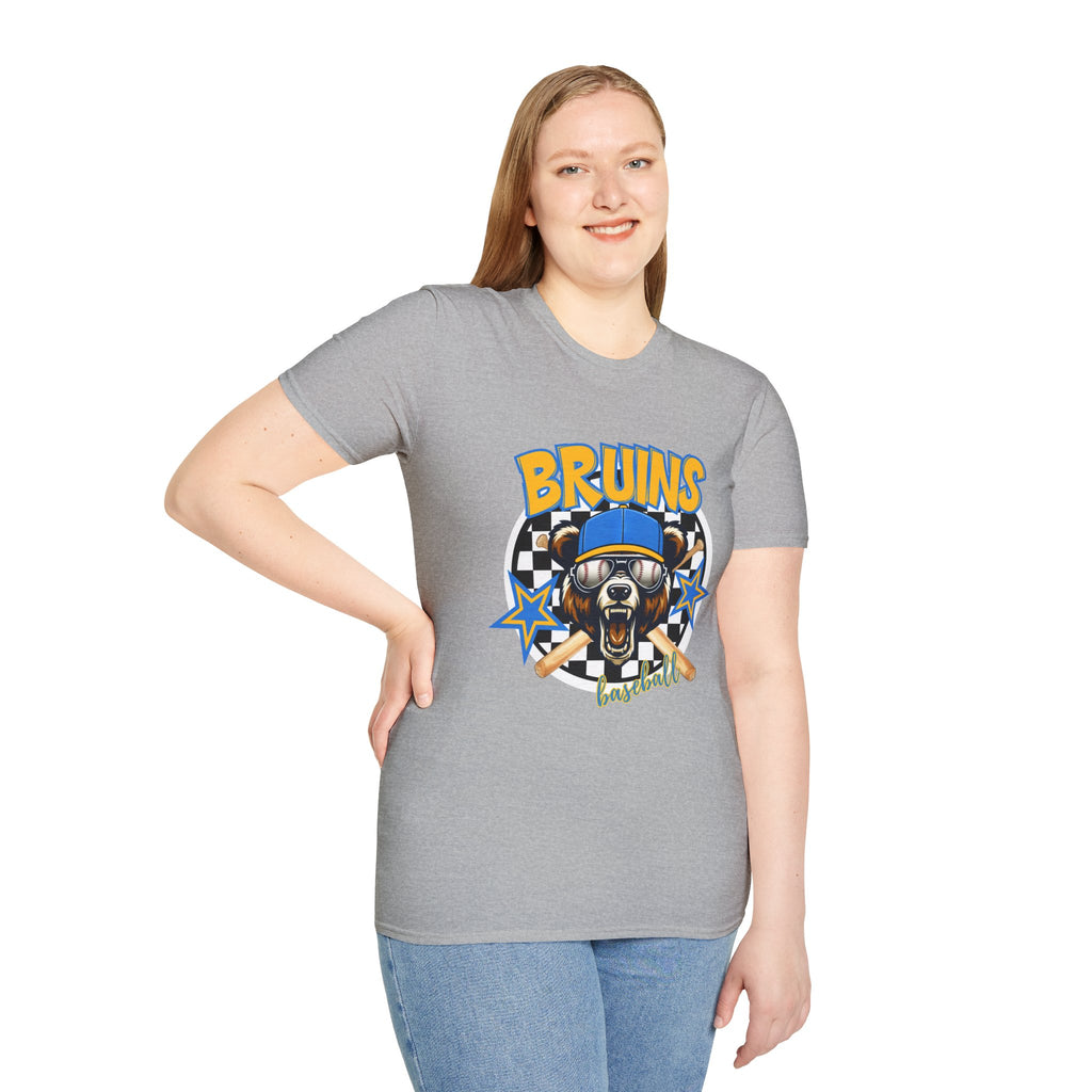 Bruins Bear Baseball T-Shirt | Vintage Mascot, Baseball Bats