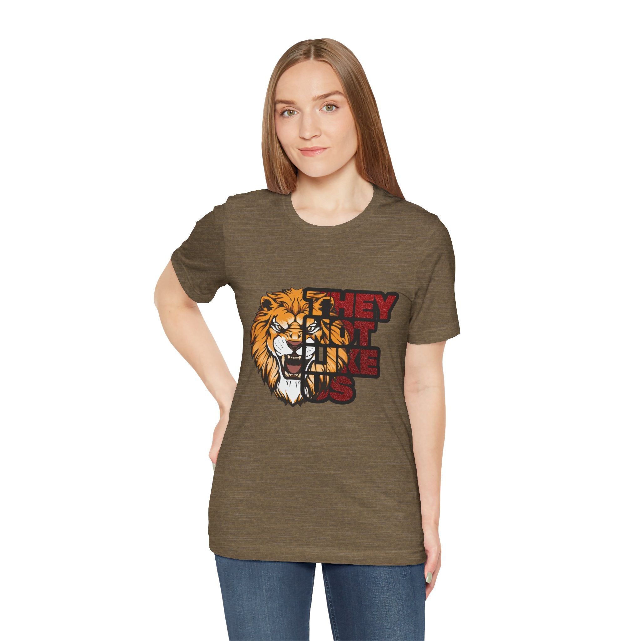 Lion They Not Like Us T-Shirt | Bold Graphic Tee | Sports Fan Pride Shirt | Liberty Lions Tee | Game Day Outfit