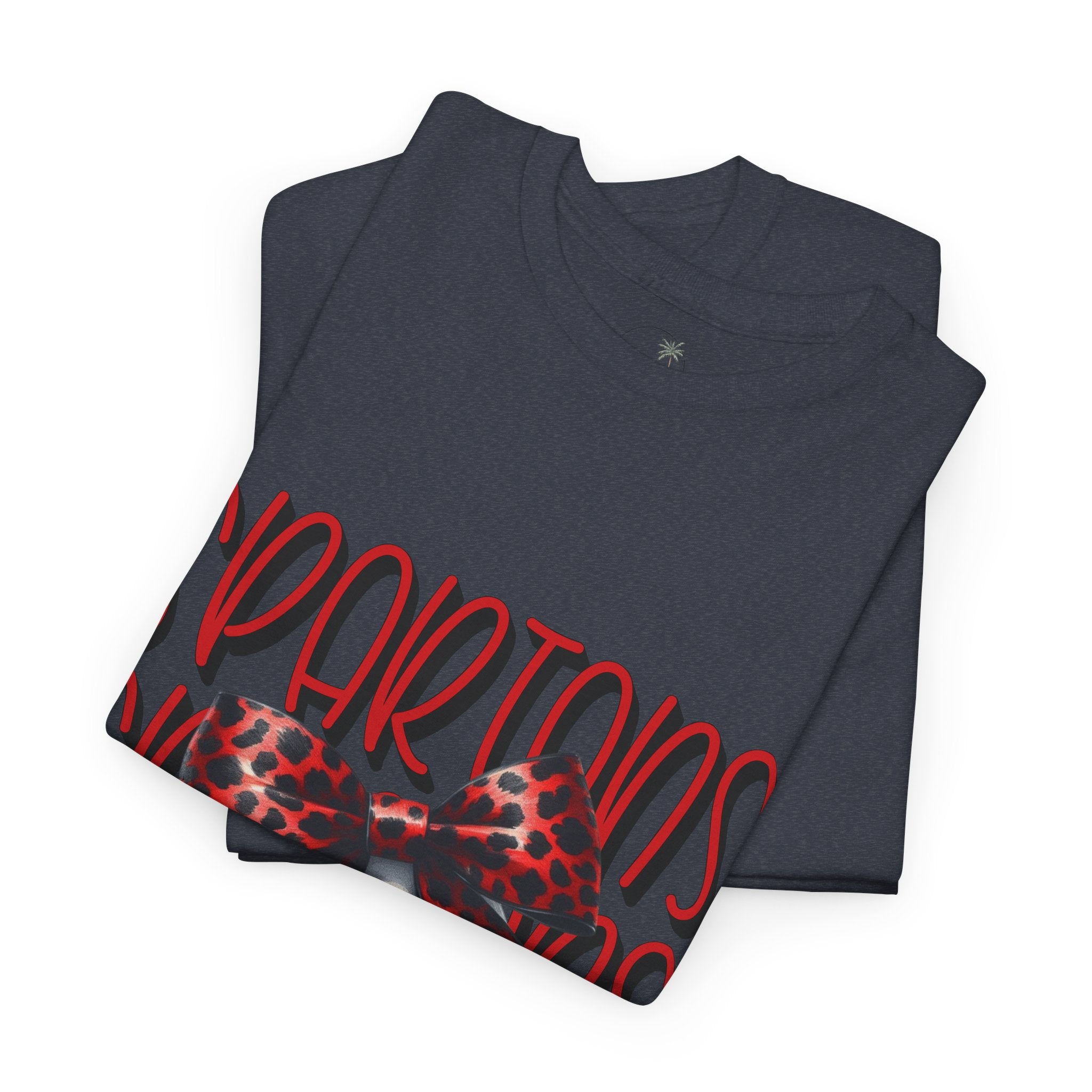 Spartans Baseball Tee | Leopard Bow Baseball Graphic