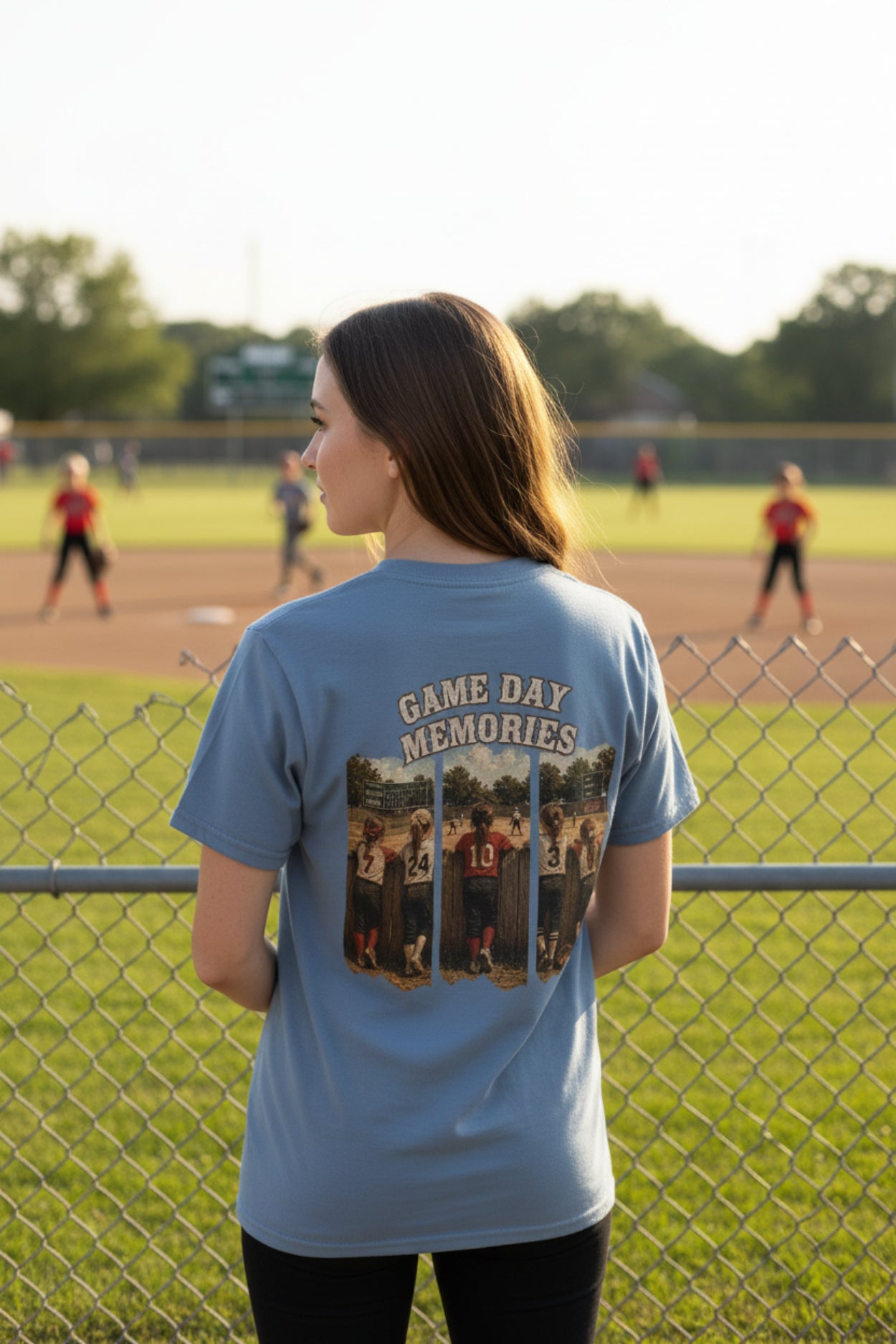 Softball Game Day Memories Shirt, Nostalgic Softball Mom Tee, Girls Softball Graphic, Softball Parent Gift, Tournament Shirt