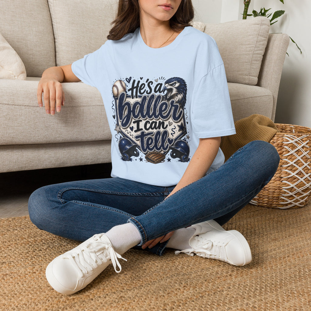 Falcon Baseball 'He's a Baller I Can Tell' T‑Shirt