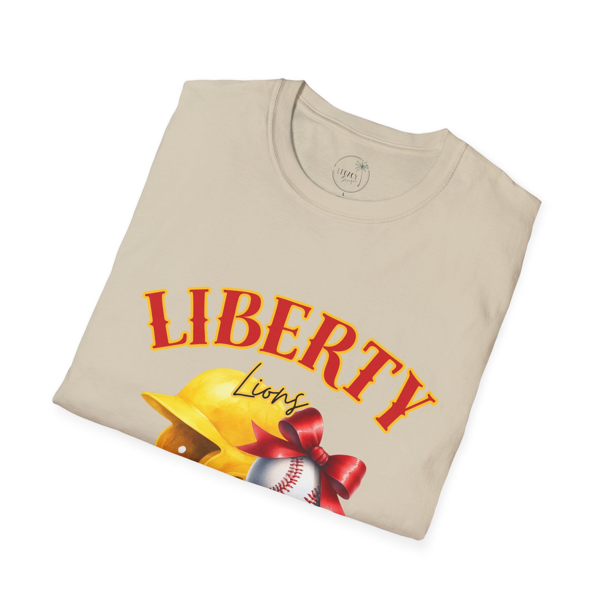 Liberty Lions Baseball T-Shirt — Adult Team Spirit Tee