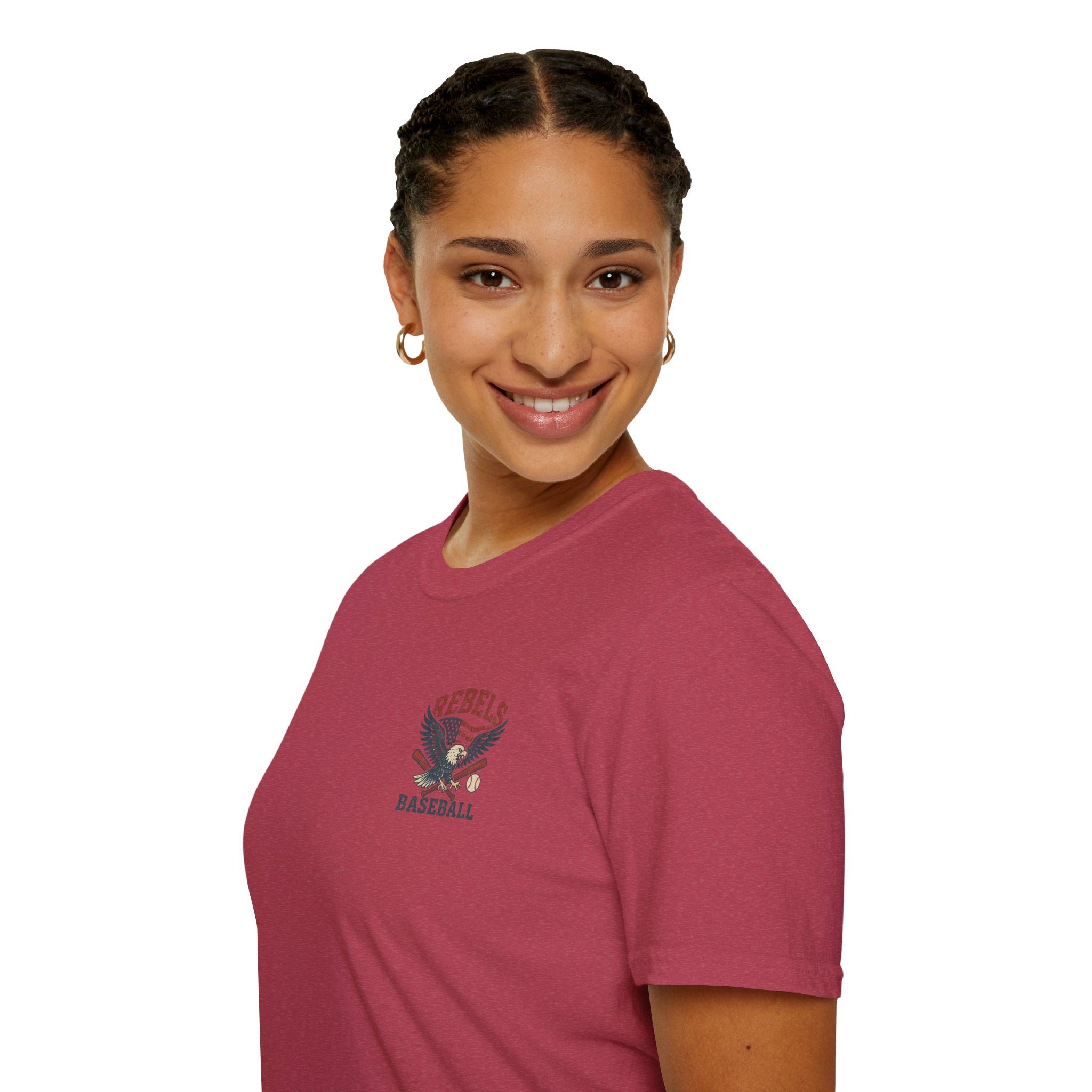 Rebels Eagle Baseball T-Shirt | Vintage Sports Team Shirt