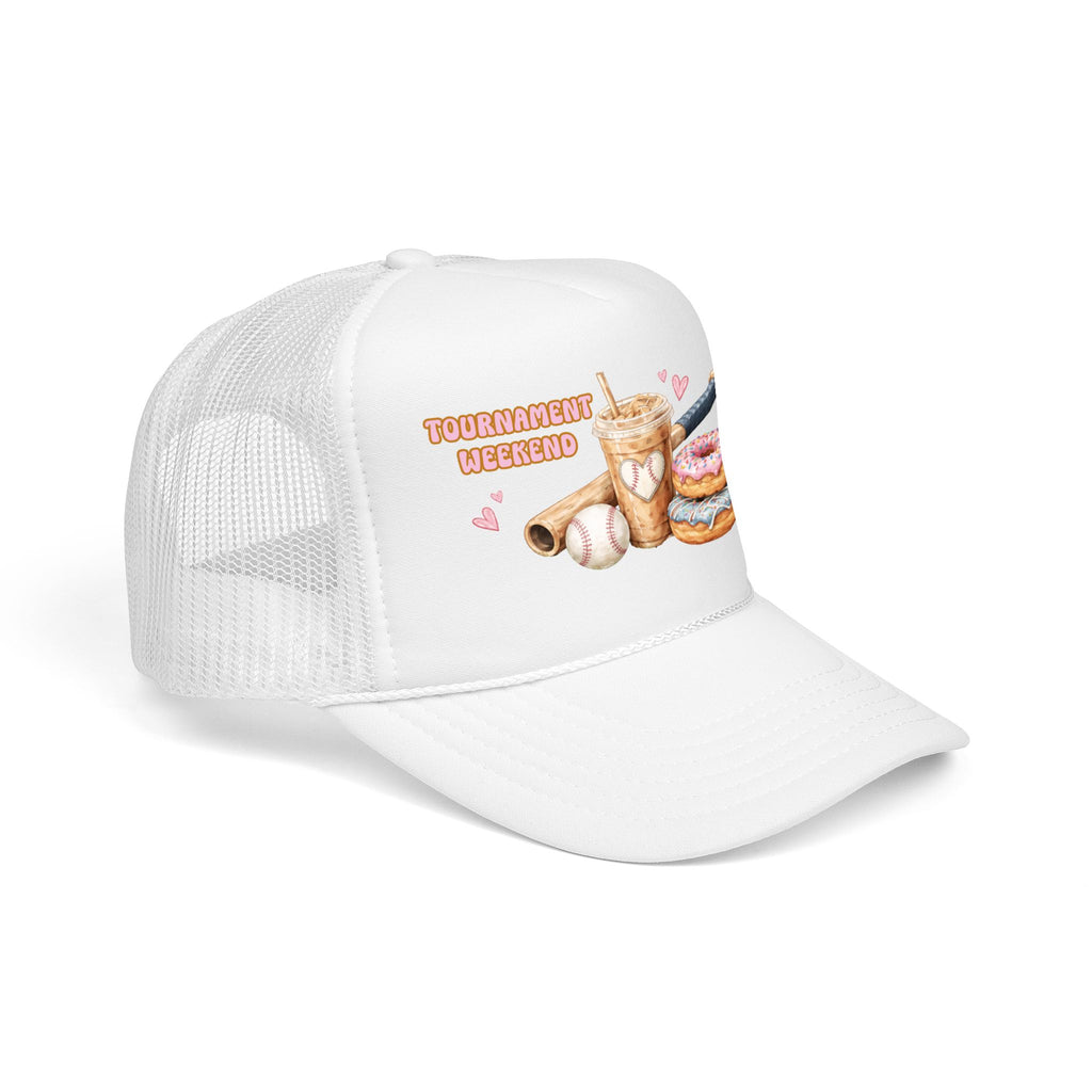 Tournament Weekend Trucker Hat — "Fueled by Coffee & Chaos" Baseball Cap