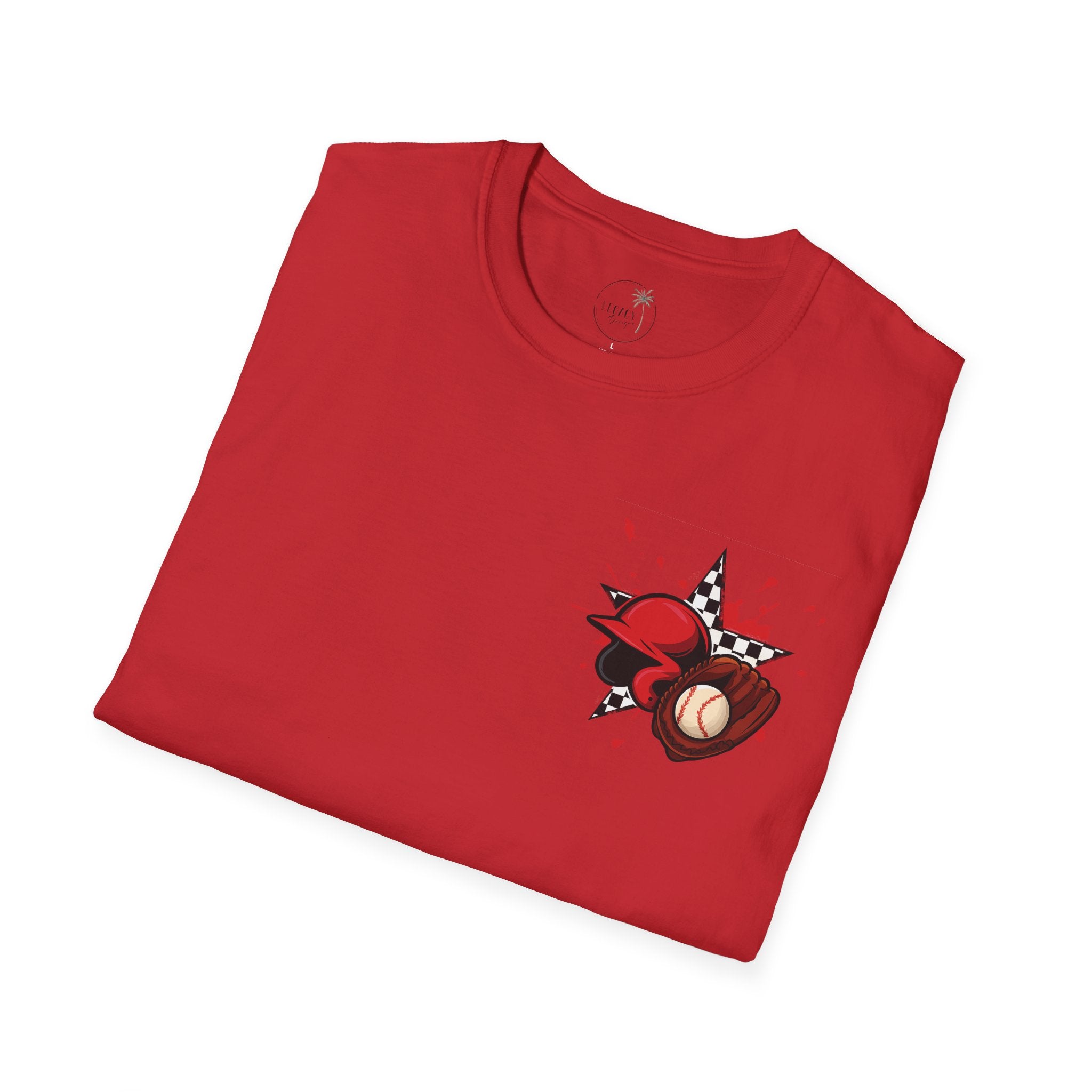 Run I Dare You' Back Graphic Baseball Runner T-Shirt Youth Player Illustration