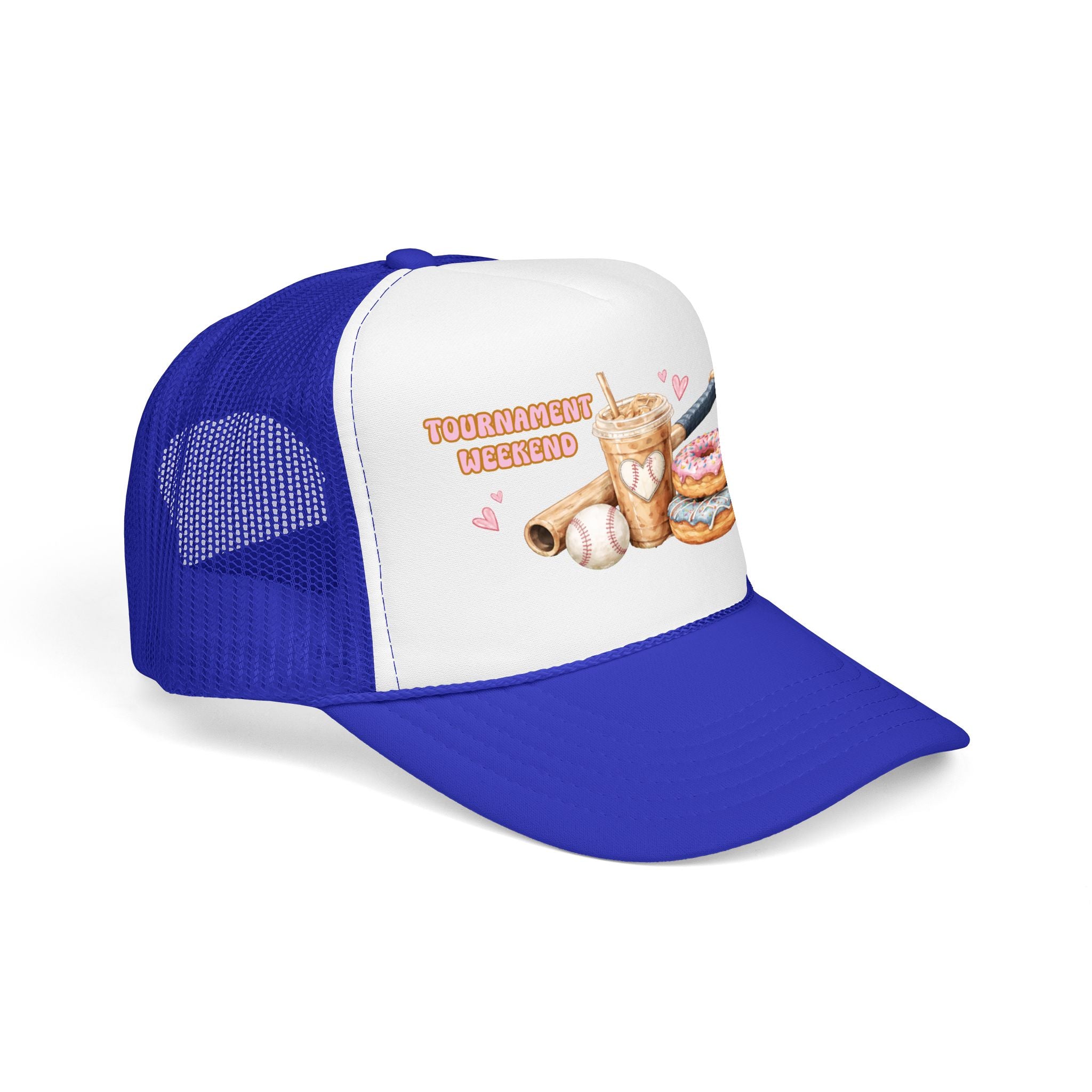 Tournament Weekend Trucker Hat — "Fueled by Coffee & Chaos" Baseball Cap