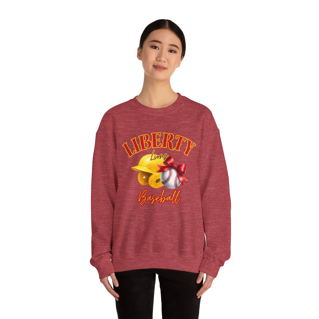 Liberty Highschool Baseball Unisex Heavy Blend™ Crewneck Sweatshirt