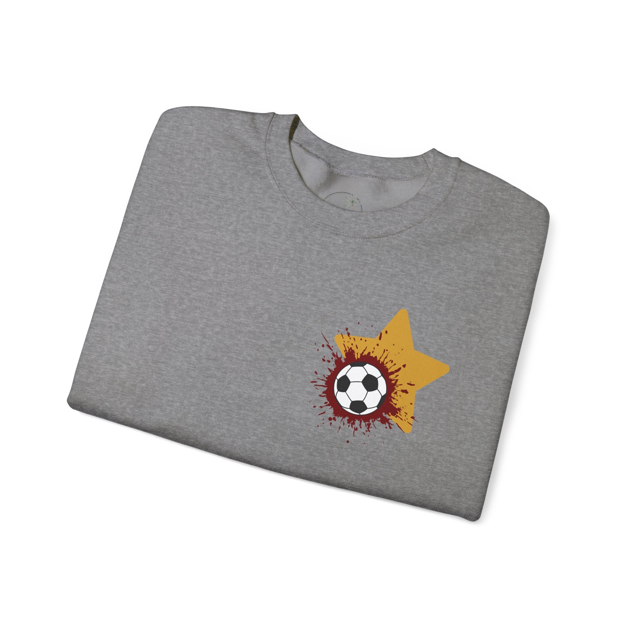 Liberty Soccer Player Crewneck Sweatshirt | My Favorite Player Back Print