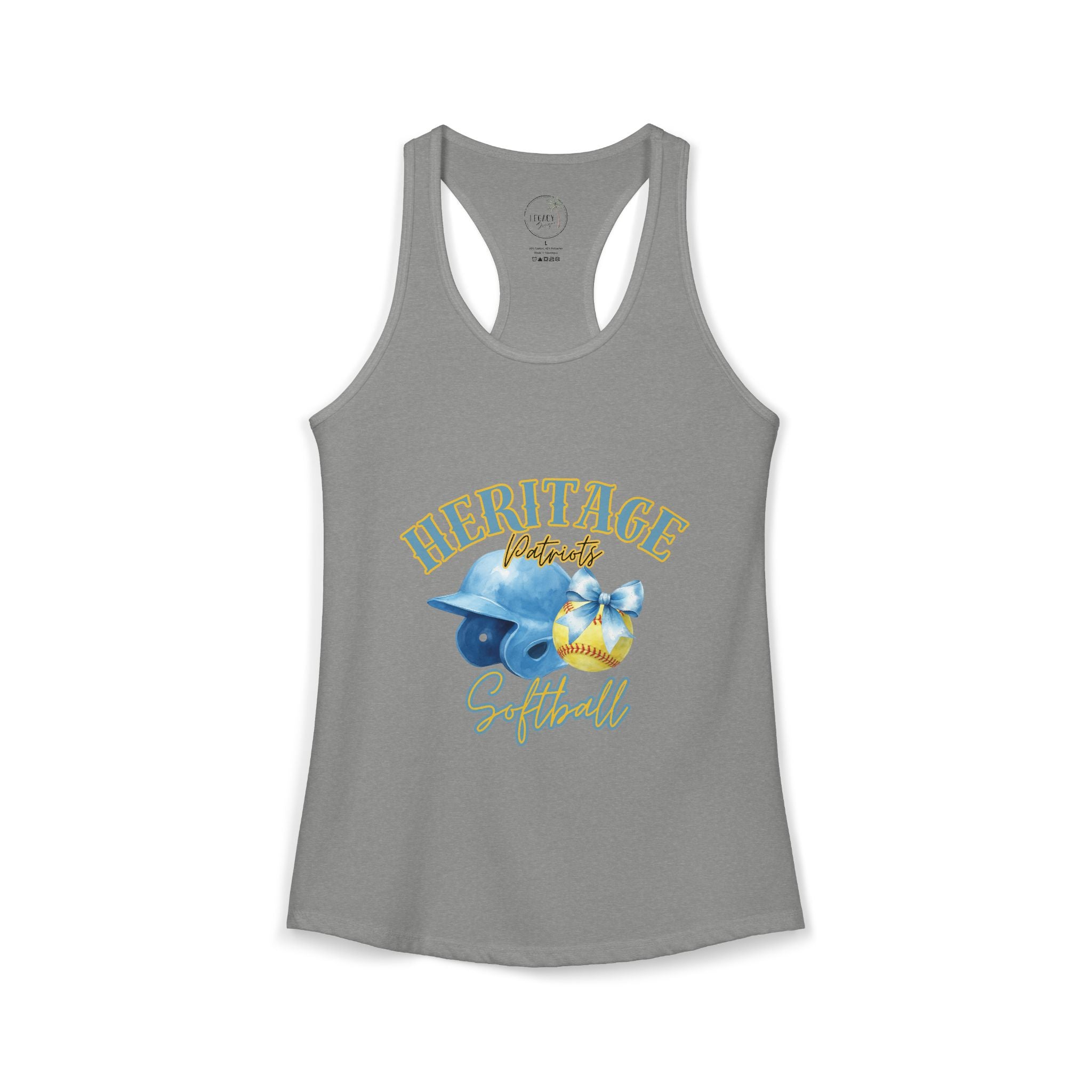 Heritage Patriots Softball Tank Women's Ideal Racerback Tank
