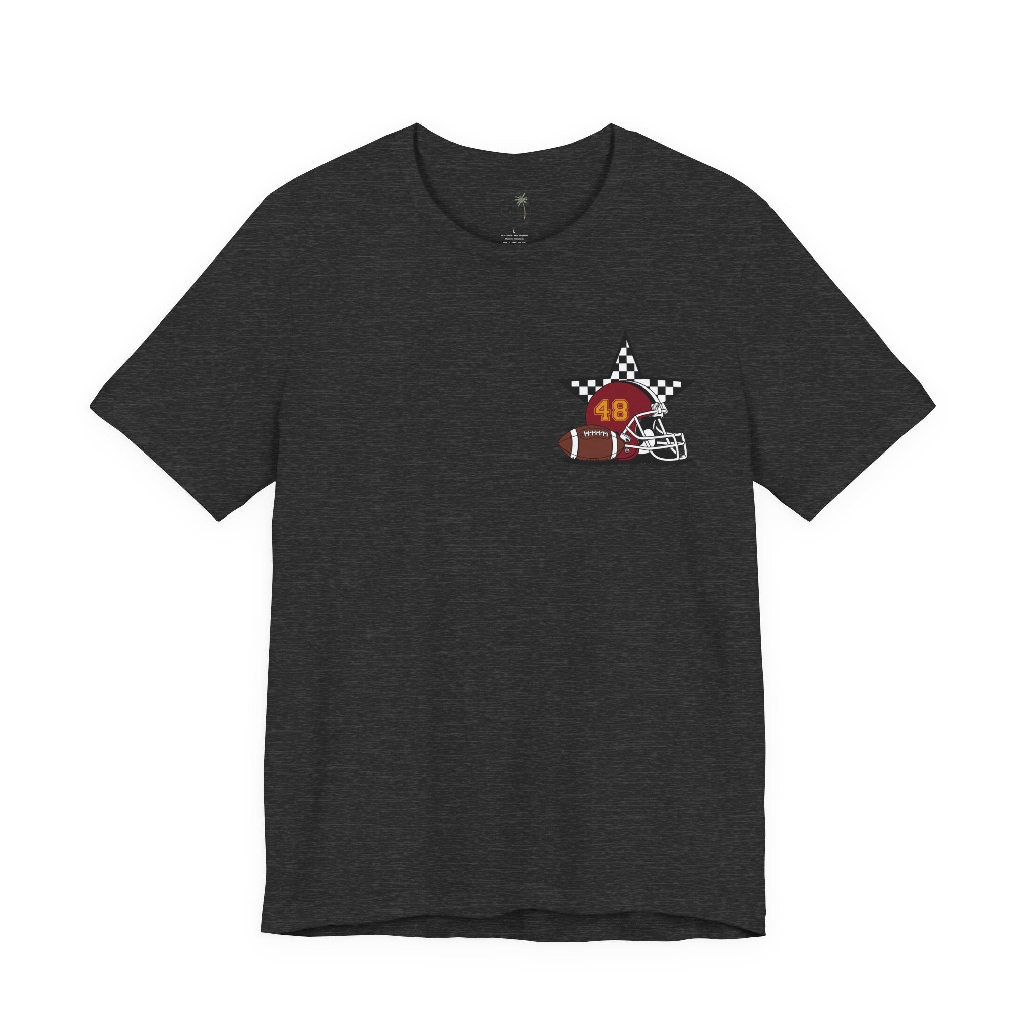 My Favorite Player Calls Me Mom Football T-Shirt | Proud Football Mom Tee | Game Day Shirt for Moms | Sports Mom Gift