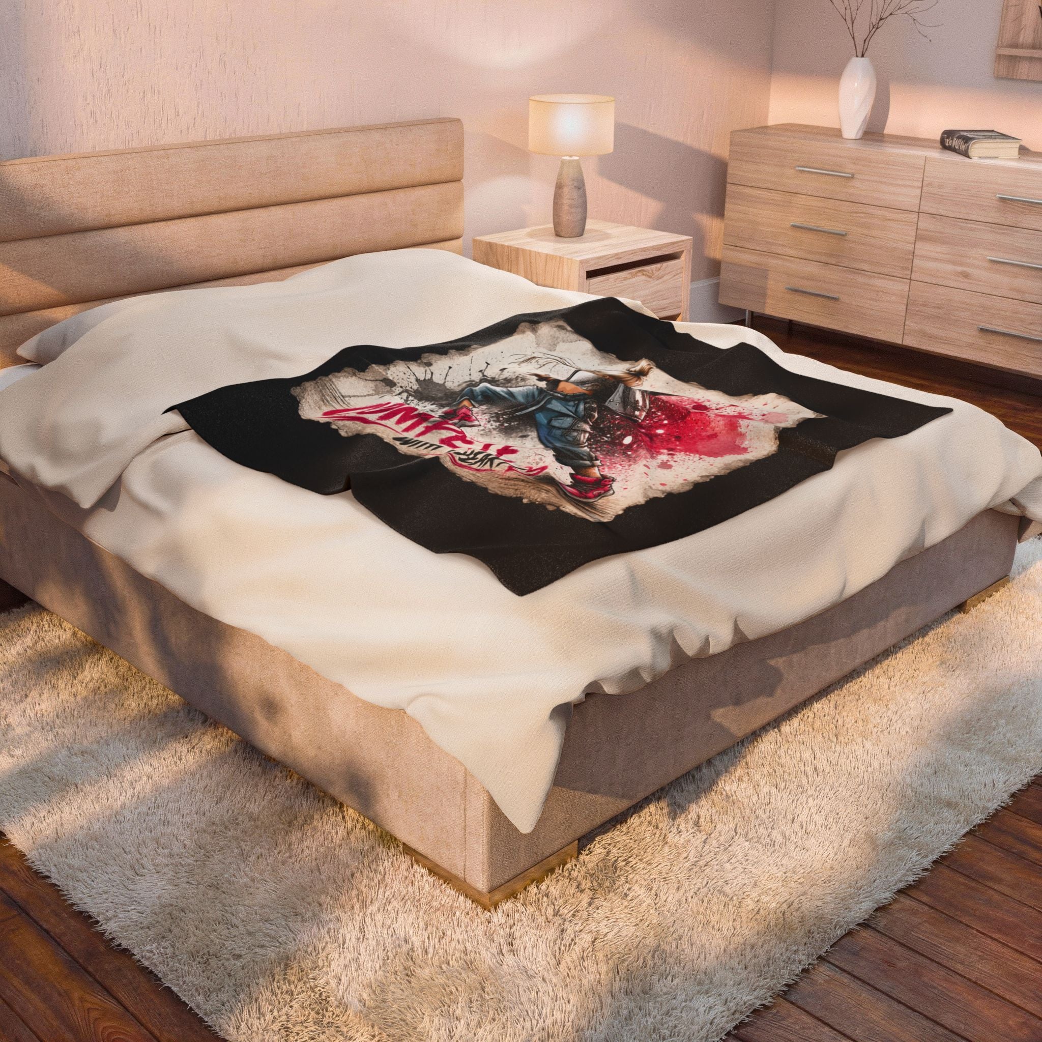 Compete With Heart dancer blanket | Velveteen Plush Blanket