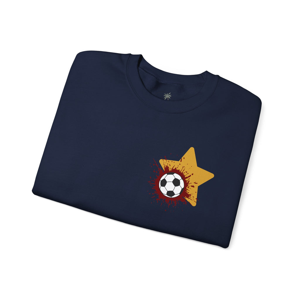 Liberty Soccer Player Crewneck Sweatshirt | My Favorite Player Back Print