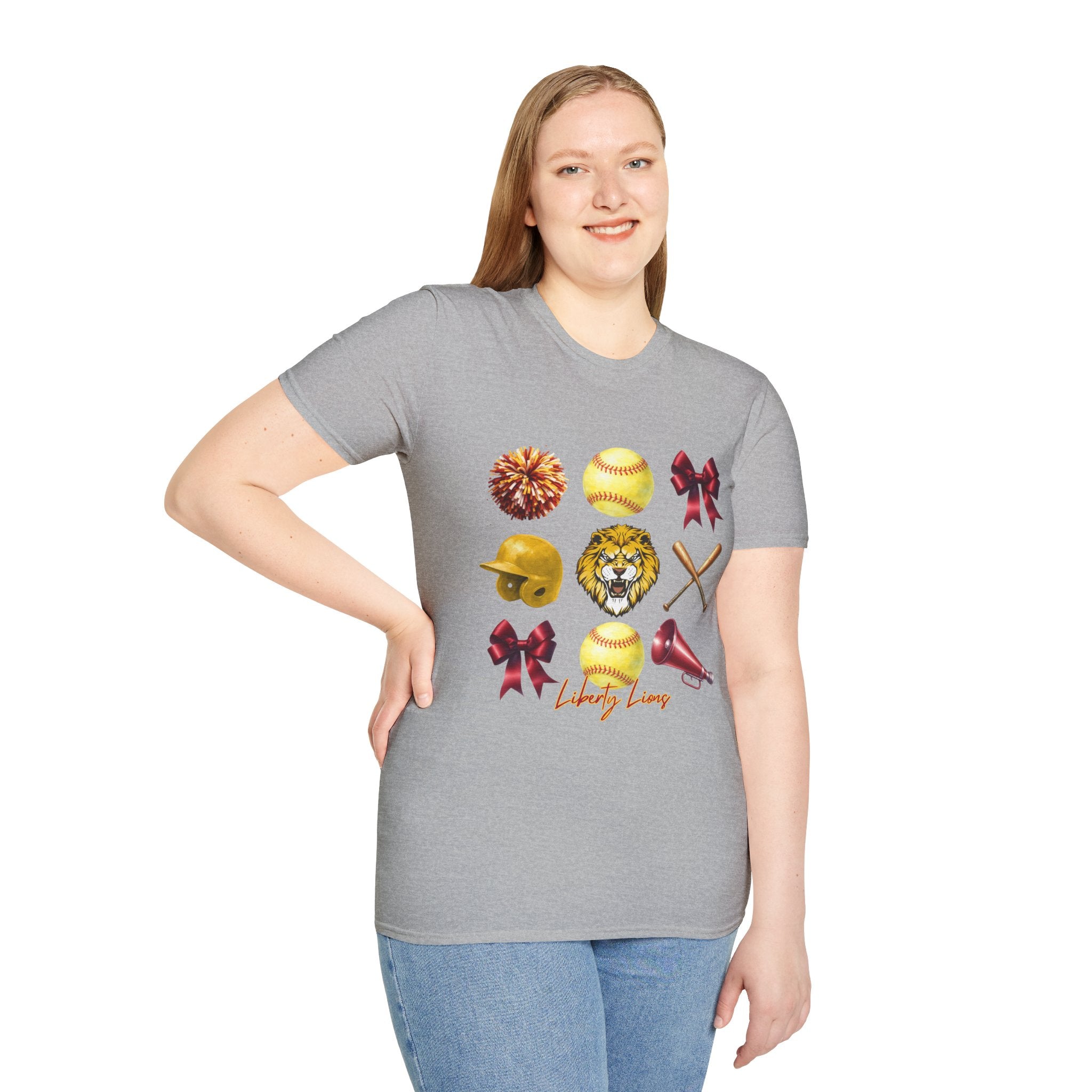 Liberty Lions Softball Team T-Shirt — Liberty Lions Graphic Tee