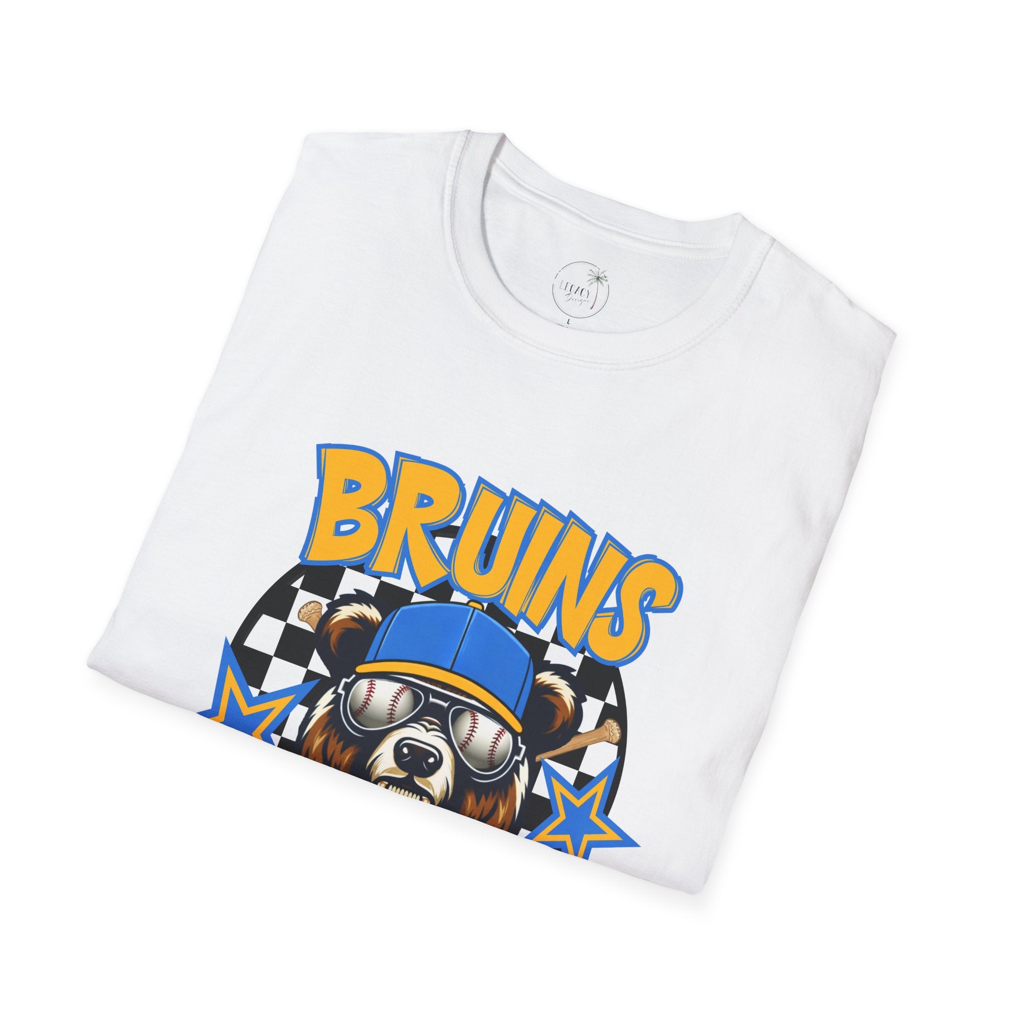 Bruins Bear Baseball T-Shirt | Vintage Mascot, Baseball Bats