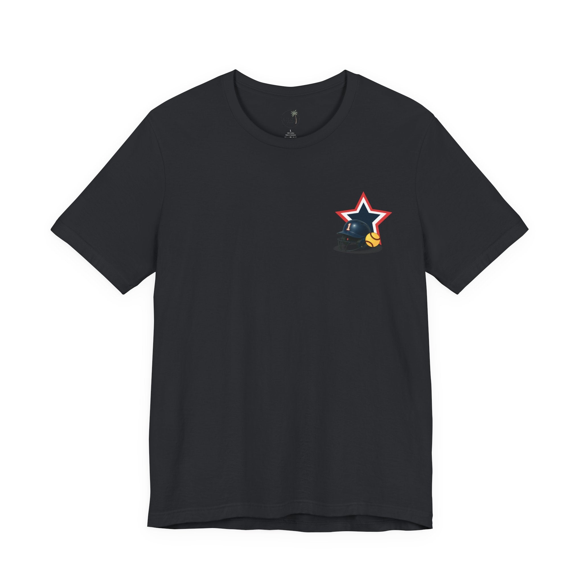 My Favorite Player Calls Me Mom Softball T-Shirt | Proud Softball Mom Tee | Game Day Shirt | Sports Mom Gift with Pocket Design