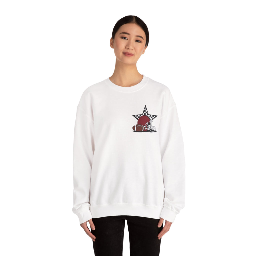 My Favorite Player Calls Me Mom Crewneck Sweatshirt, Family Sweatshirt, Sports Mom Gift, Football Sweatshirt, Unisex Casual Wear