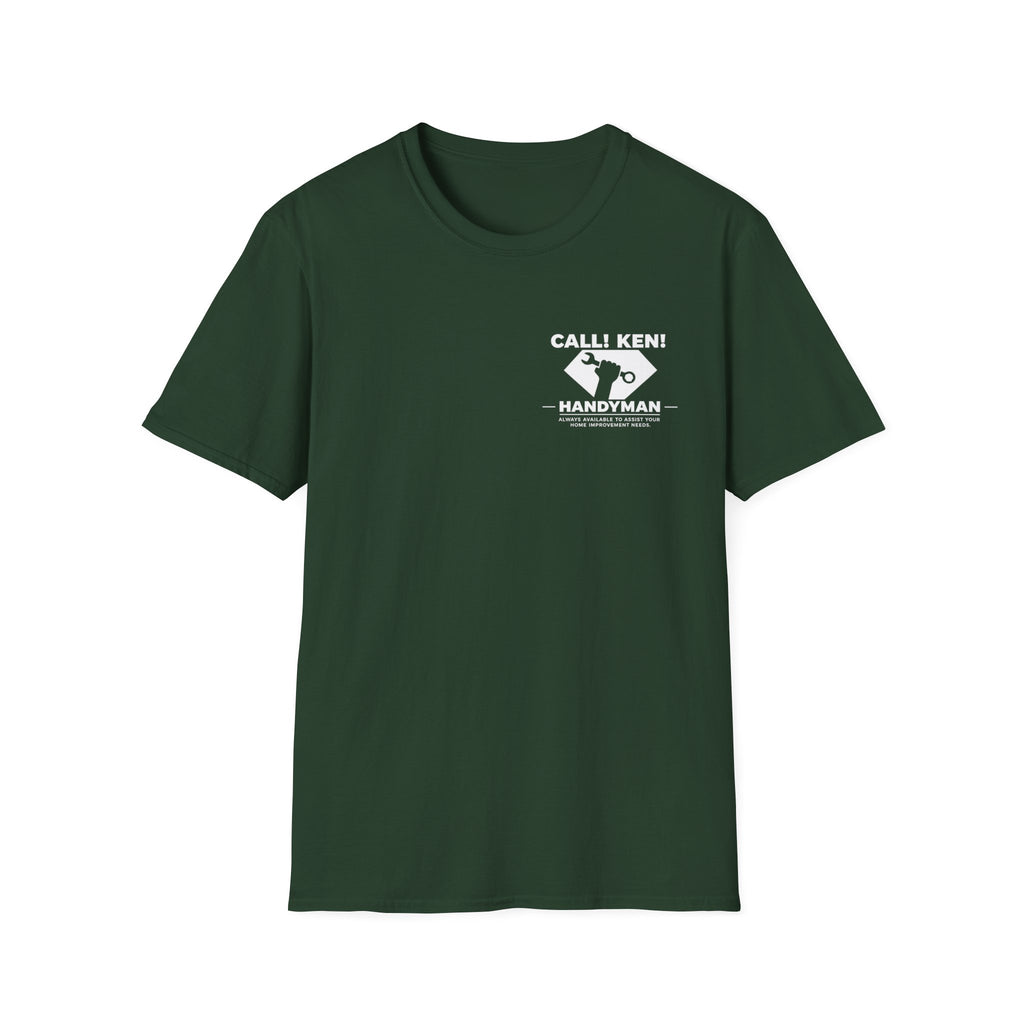 Call Ken! Handyman T-Shirt | Wrench Logo, Retro Trade Shirt