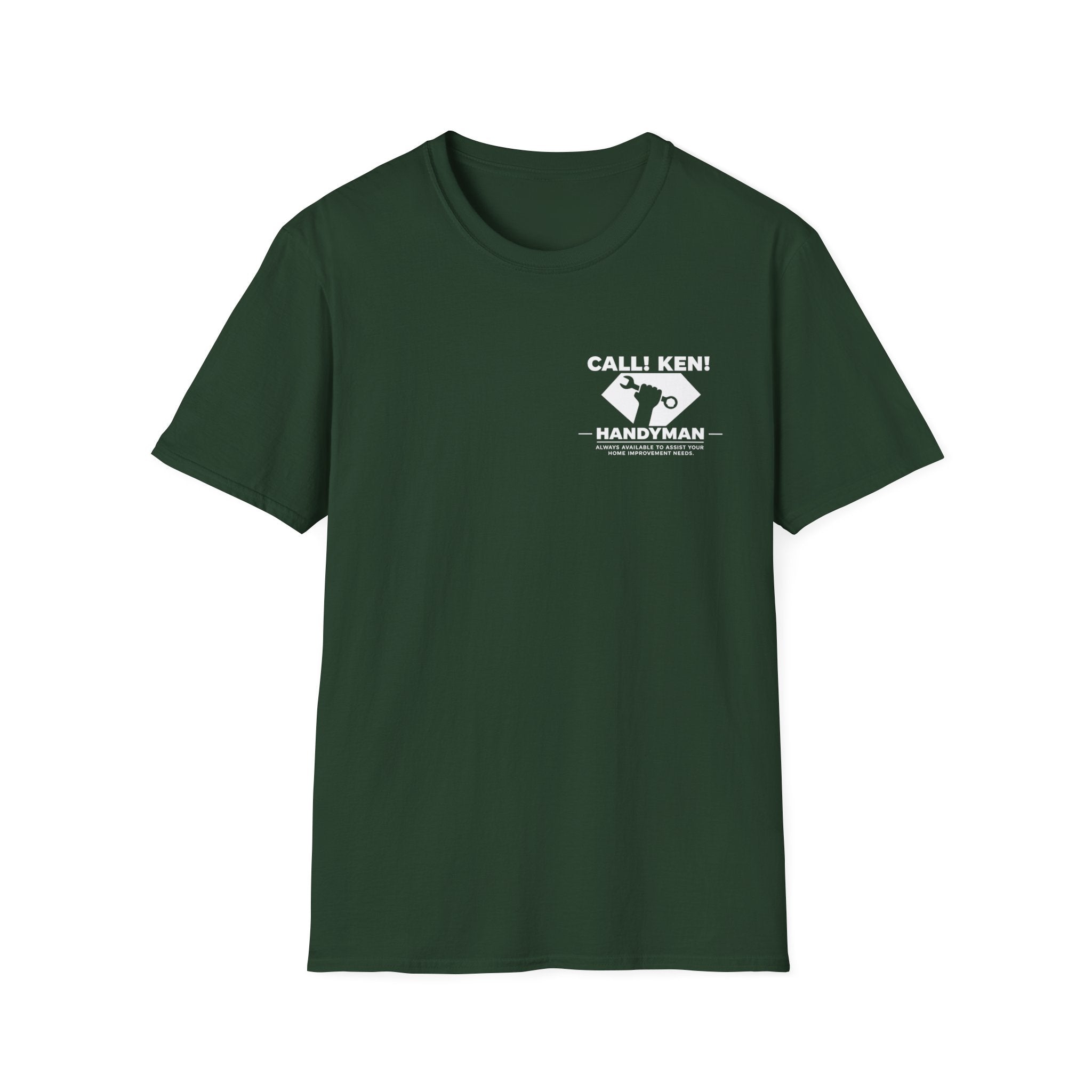 Call Ken! Handyman T-Shirt | Wrench Logo, Retro Trade Shirt