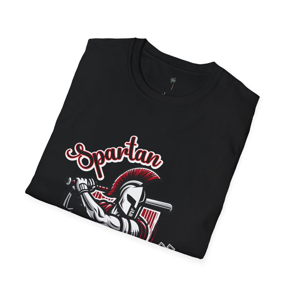 Spartan Baseball T-Shirt | Spartan Helmet Batter Sports Shirt