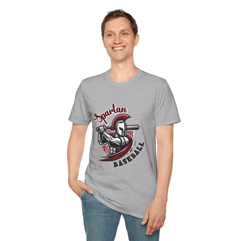 Spartan Baseball T-Shirt | Spartan Helmet Batter Sports Shirt