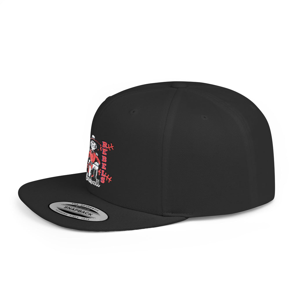 Rebels Baseball Flat Bill Snapback, Sports Mom/Dad, Game Day gear