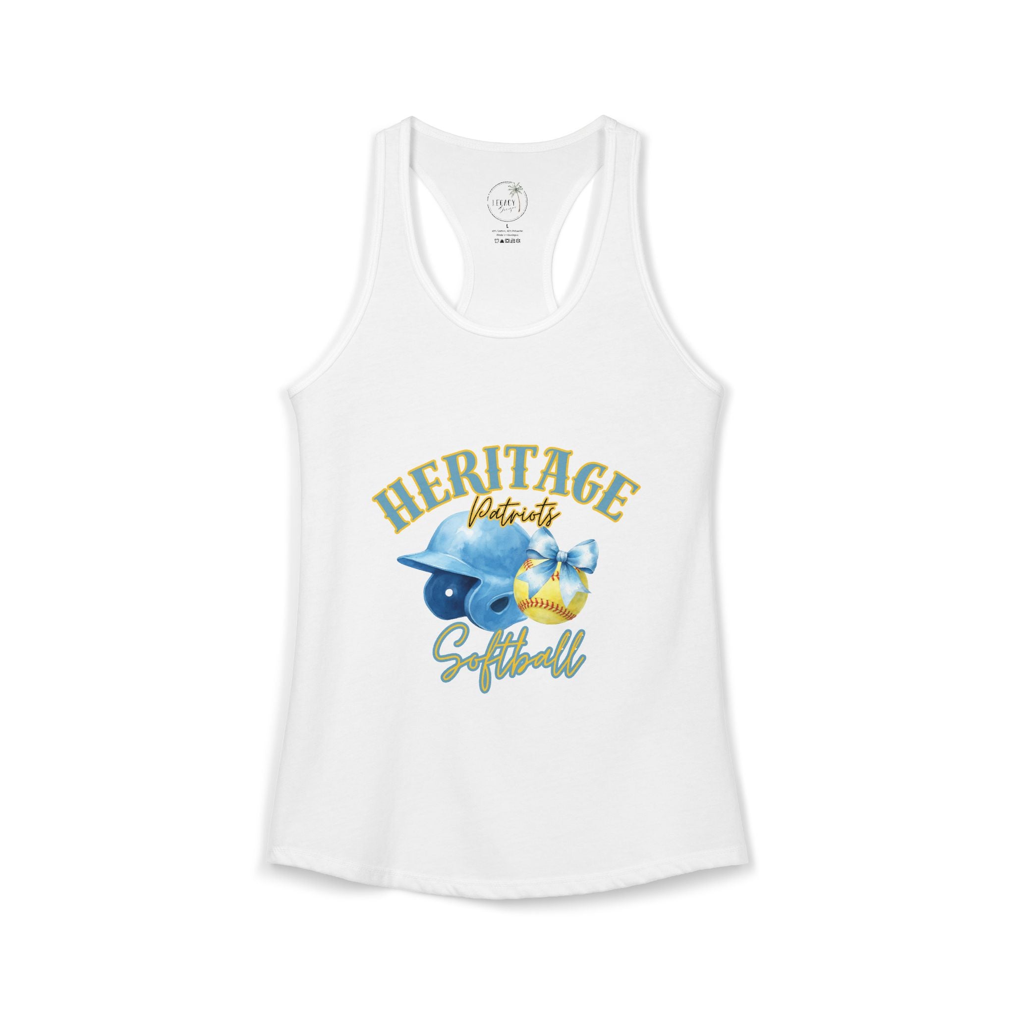 Heritage Patriots Softball Tank Women's Ideal Racerback Tank