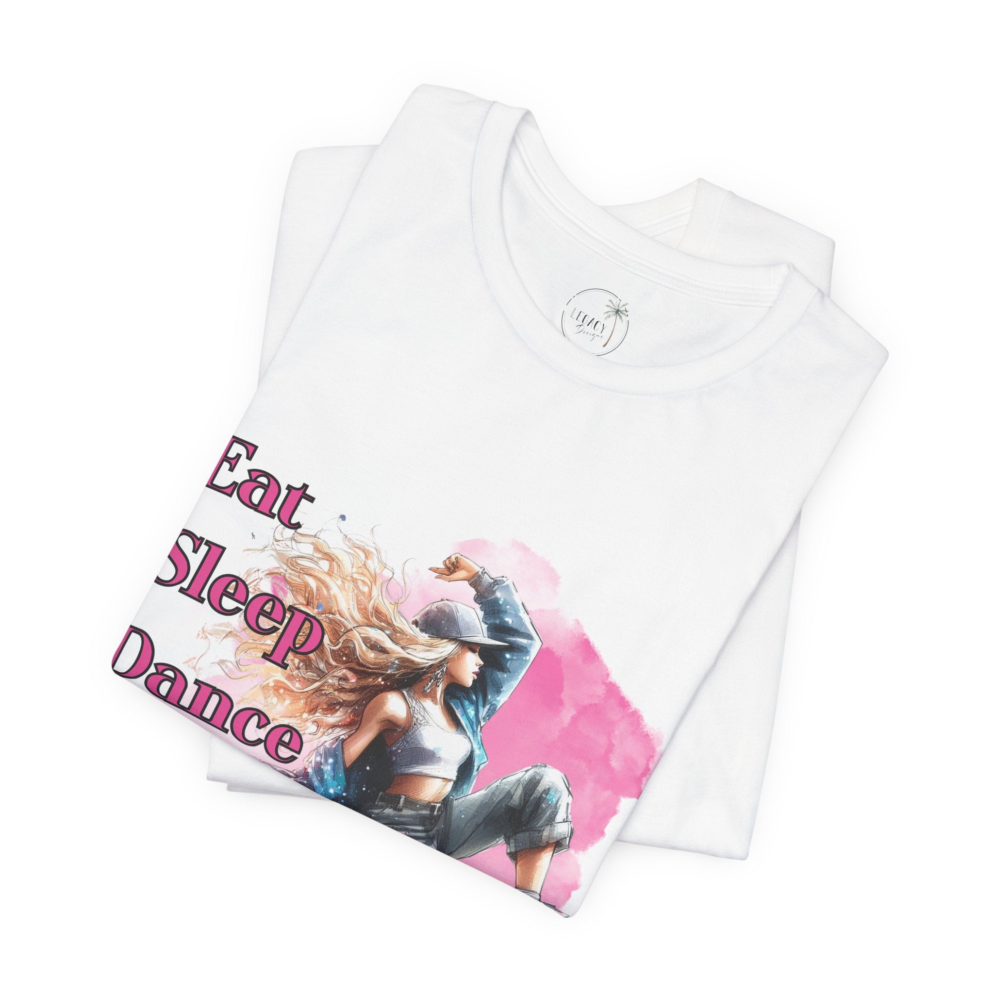 Eat Sleep Dance Repeat-Dance Lover's Unisex Tee, Gift for Dancers, Casual Dancewear, Festival Top, Unique Graphic Tee