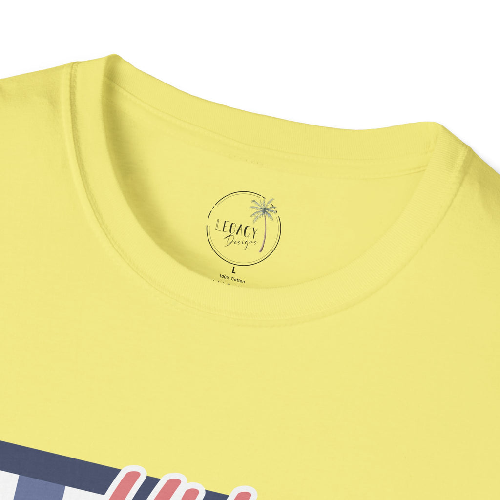 Preppy Hit the Dang Ball T-Shirt | Girly Baseball Graphic, Glove and Helmet Illustration