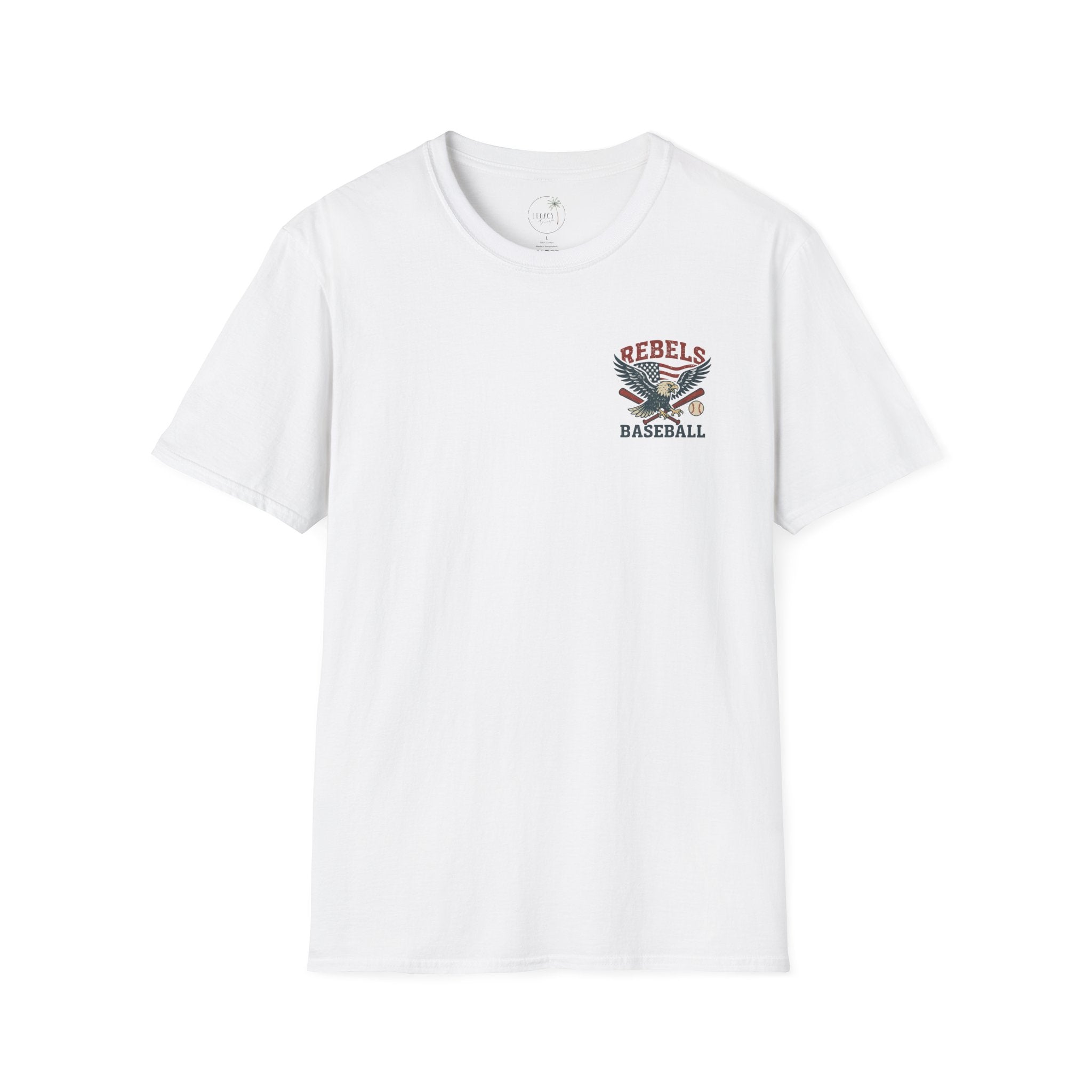 Rebels Eagle Baseball T-Shirt | Vintage Sports Team Shirt