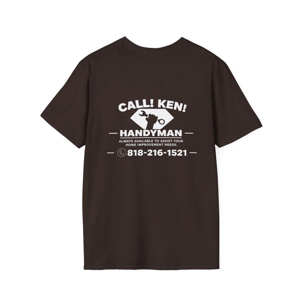 Call Ken! Handyman T-Shirt | Wrench Logo, Retro Trade Shirt