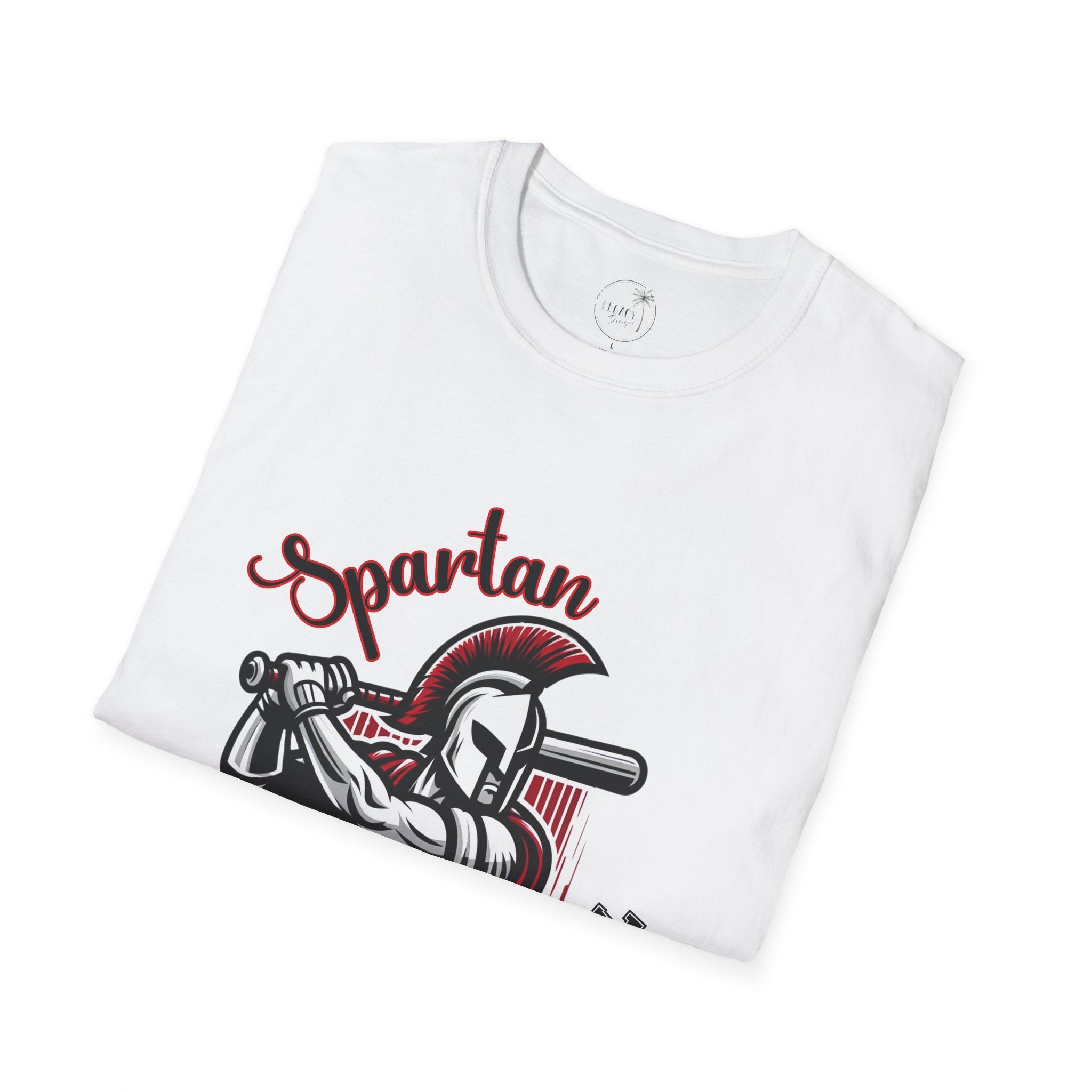 Spartan Baseball T-Shirt | Spartan Helmet Batter Sports Shirt