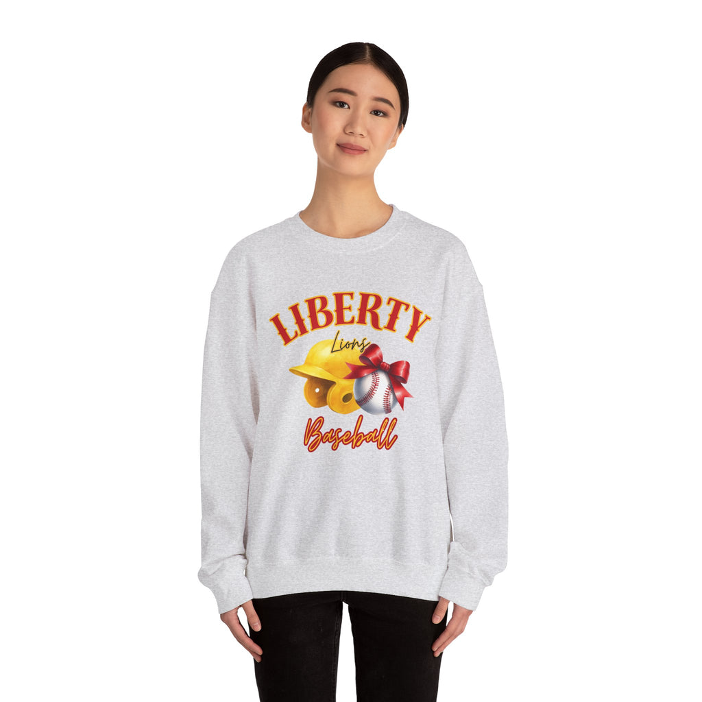 Liberty Highschool Baseball Unisex Heavy Blend™ Crewneck Sweatshirt