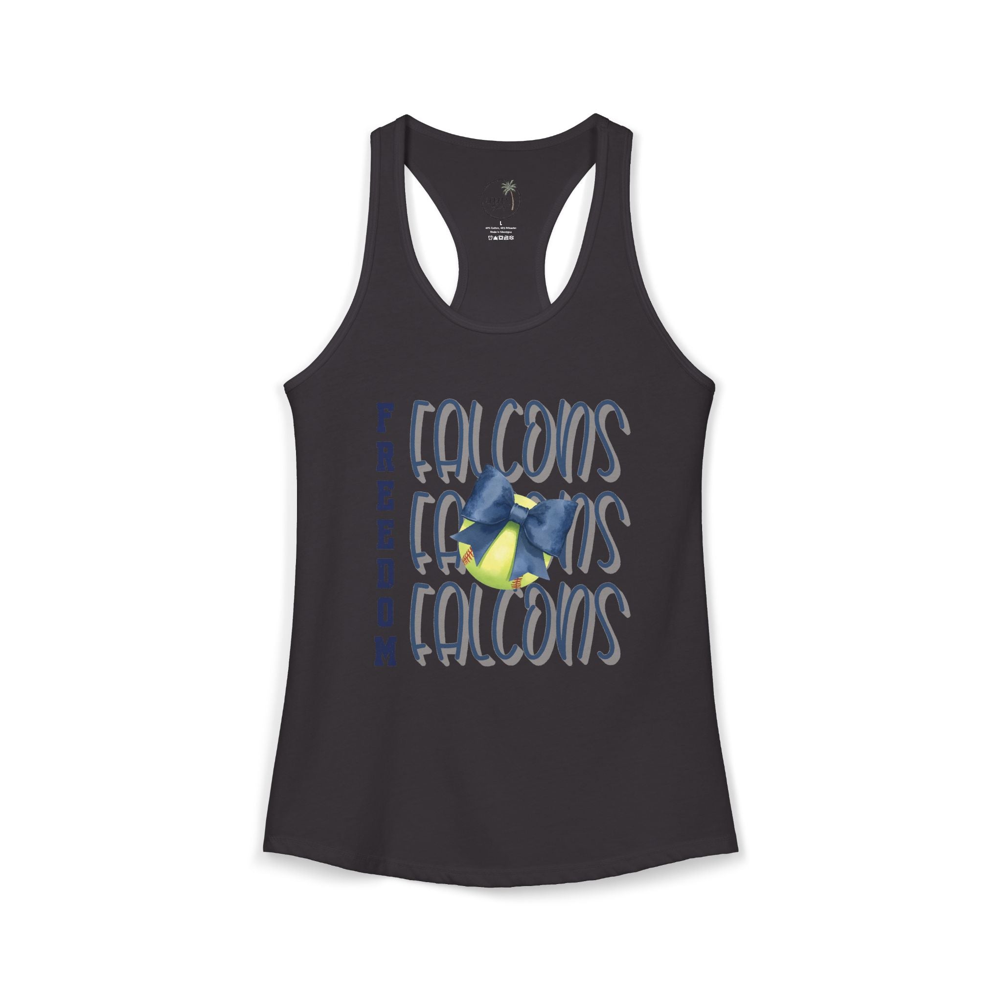 Falcons Softball Tank Women's Ideal Racerback Tank