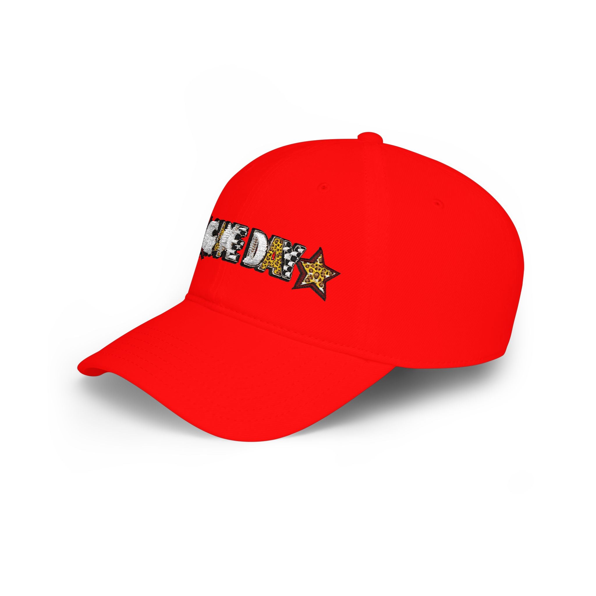GAME DAY Low Profile Baseball Cap | leopard Stars Sport Fan Hat