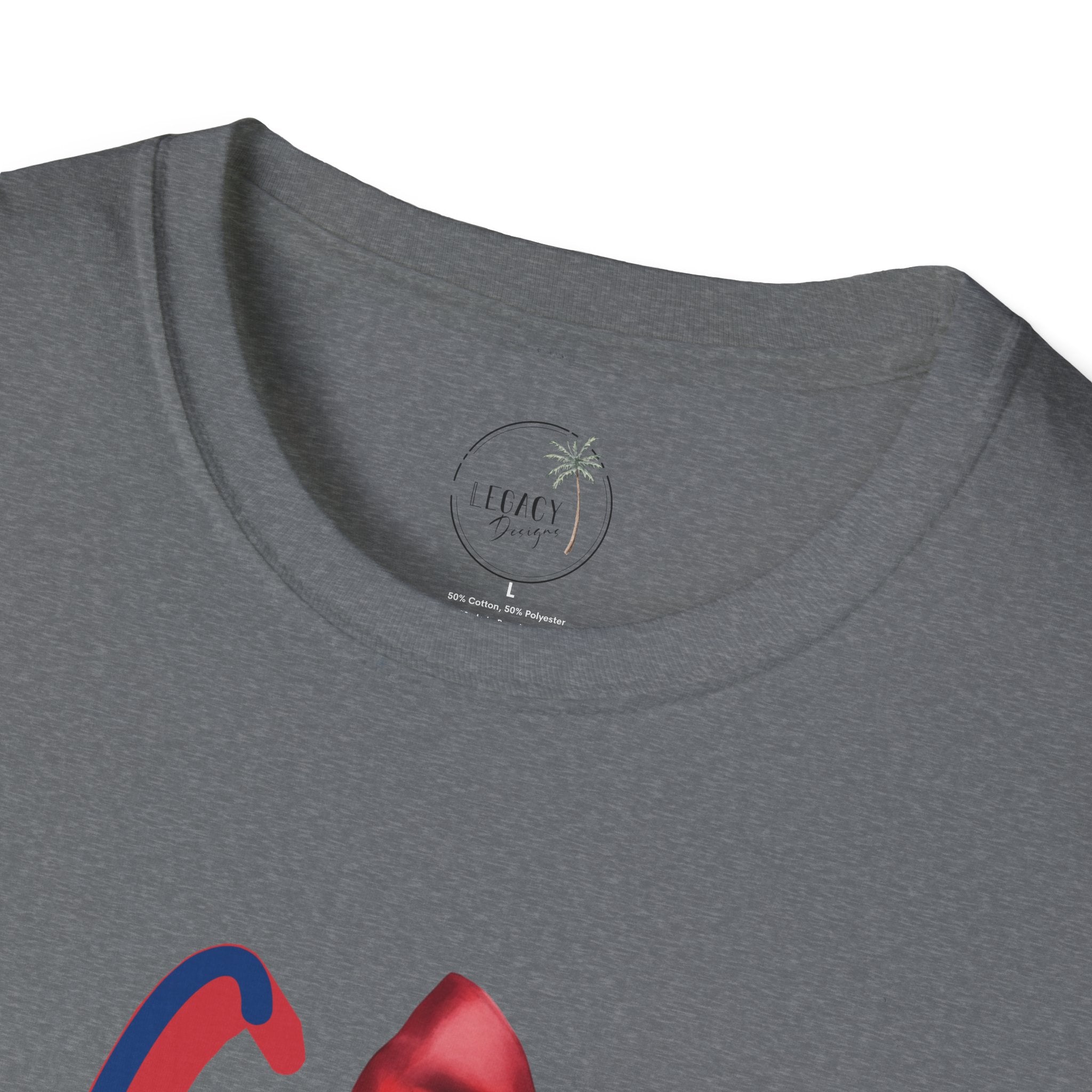 Go Eagles Volleyball with Red Bow T-Shirt | Go Eagles