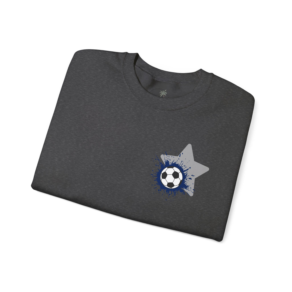 Freedom Falcons Soccer Player Crewneck Sweatshirt | My Favorite Player Back Print