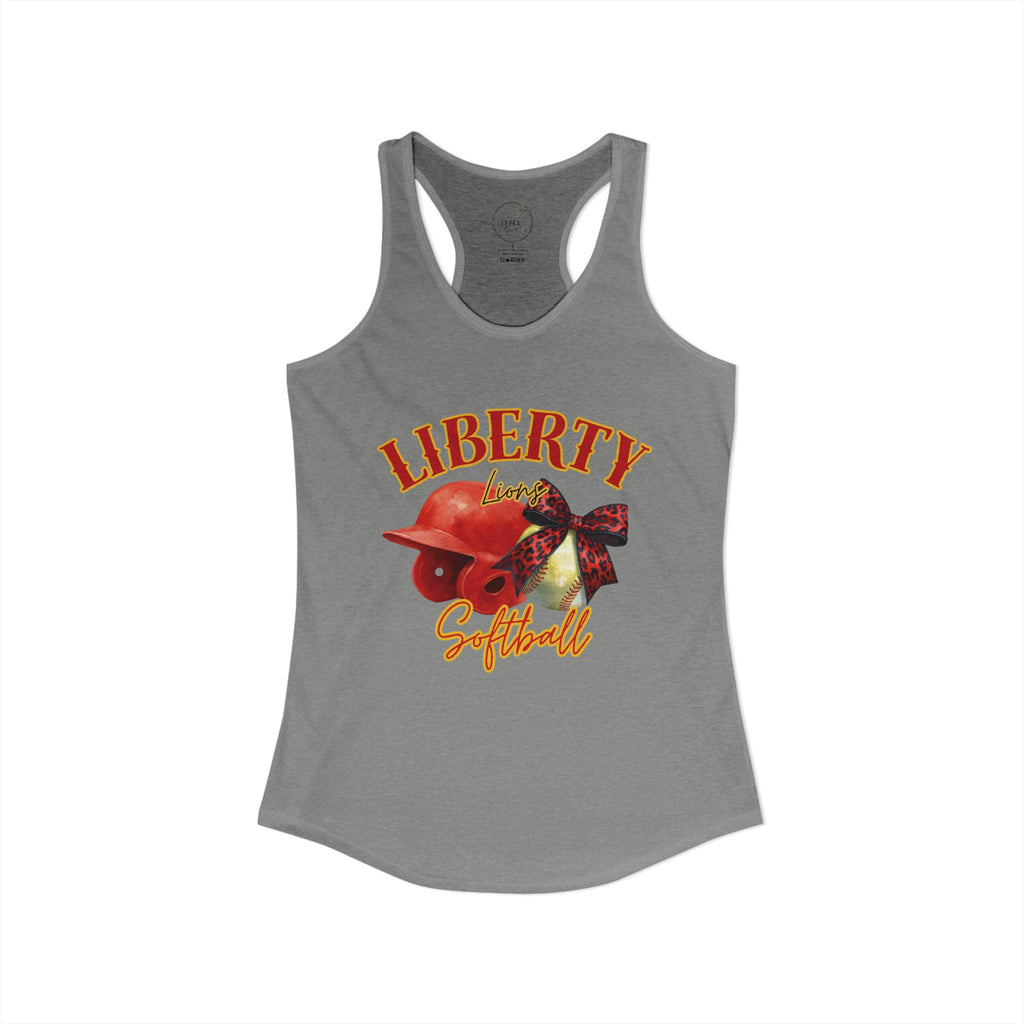 Liberty Lions Softball Women's Ideal Racerback Tank