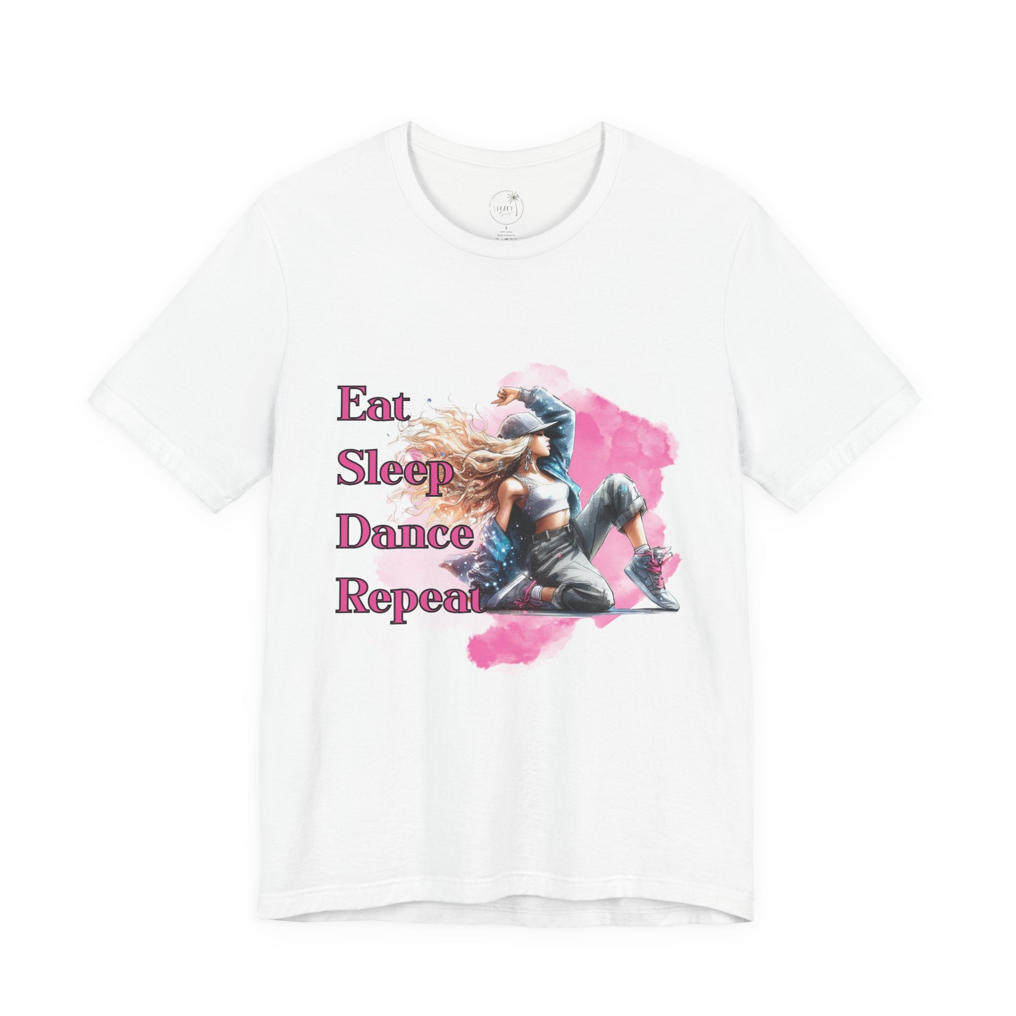 Eat Sleep Dance Repeat-Dance Lover's Unisex Tee, Gift for Dancers, Casual Dancewear, Festival Top, Unique Graphic Tee