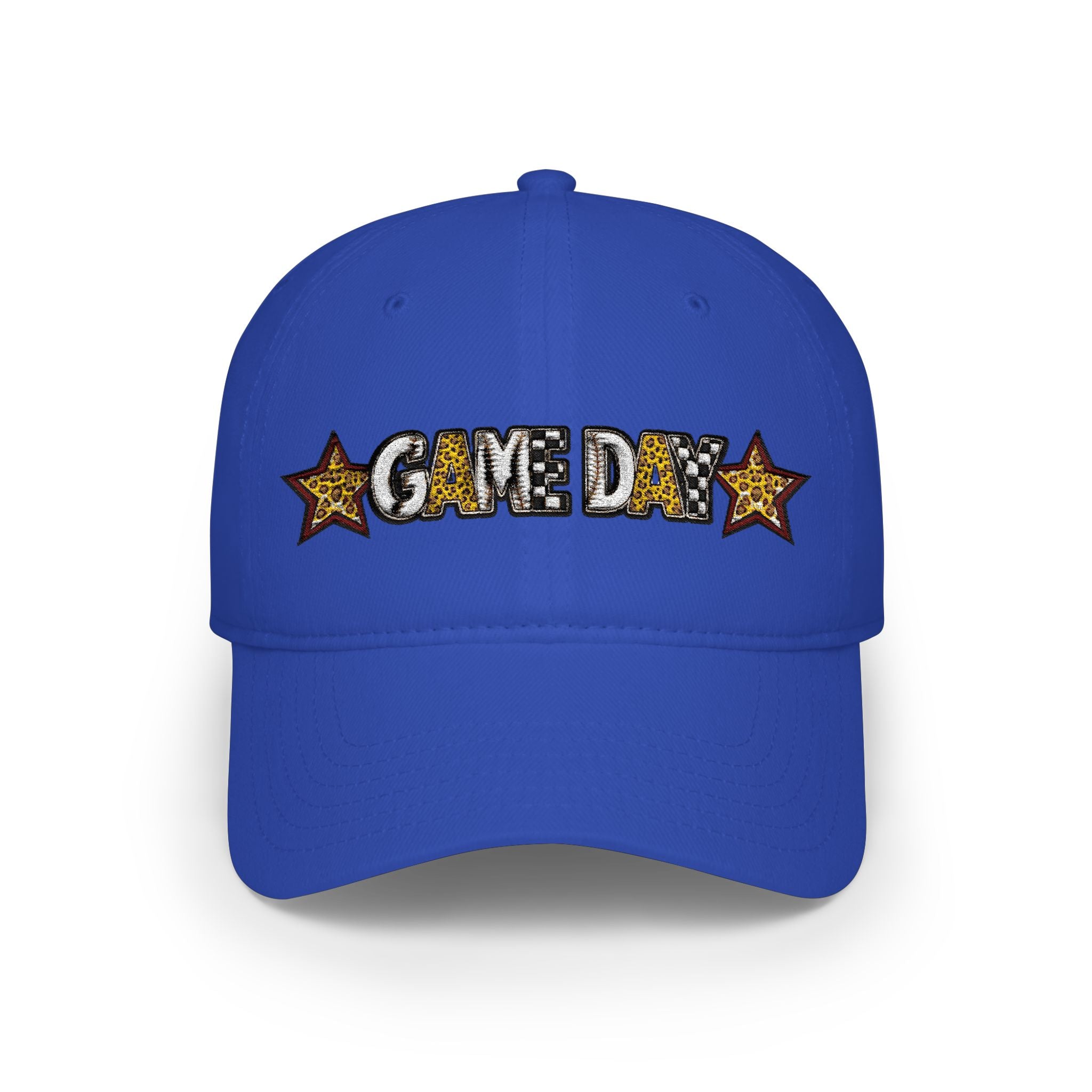 GAME DAY Low Profile Baseball Cap | leopard Stars Sport Fan Hat