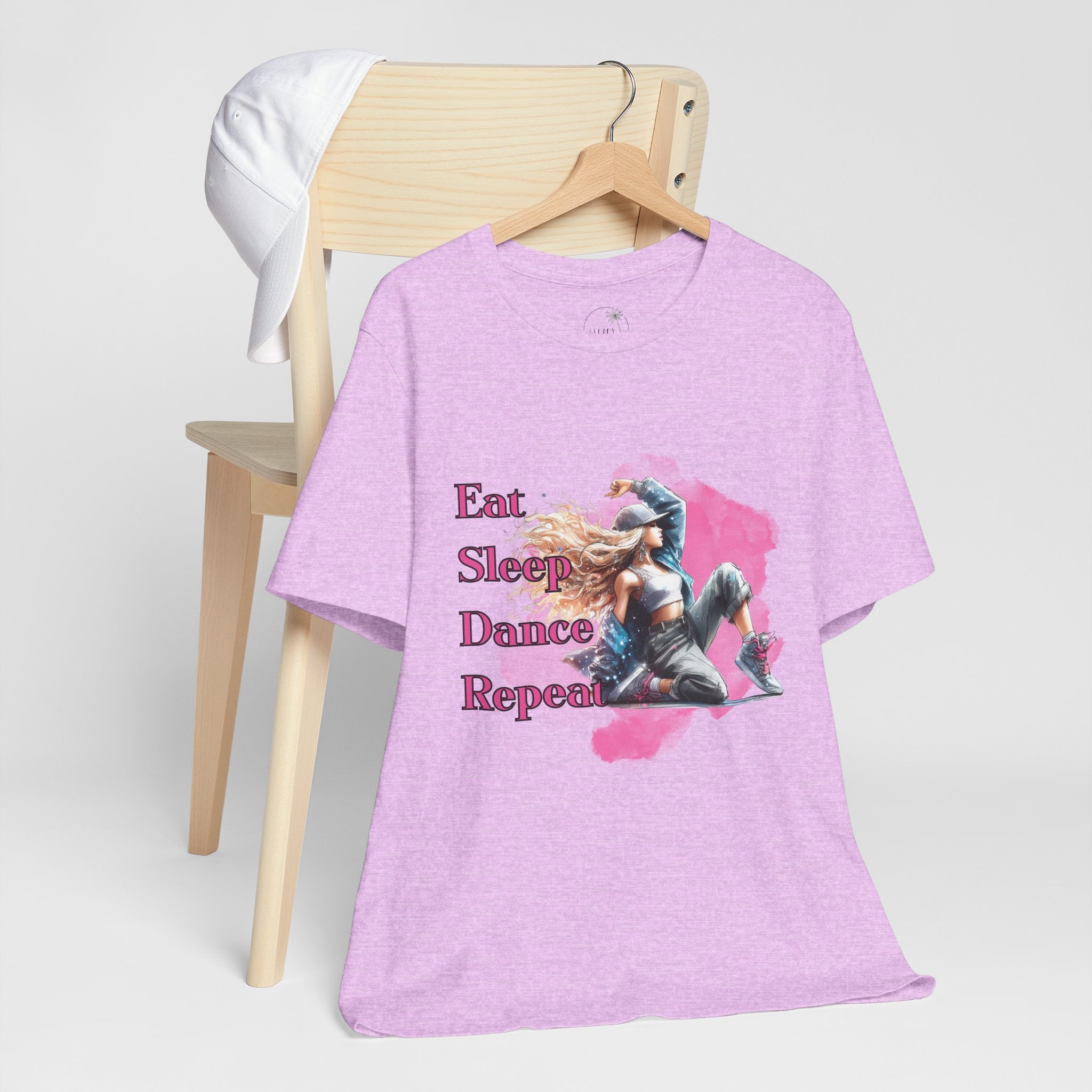 Eat Sleep Dance Repeat-Dance Lover's Unisex Tee, Gift for Dancers, Casual Dancewear, Festival Top, Unique Graphic Tee