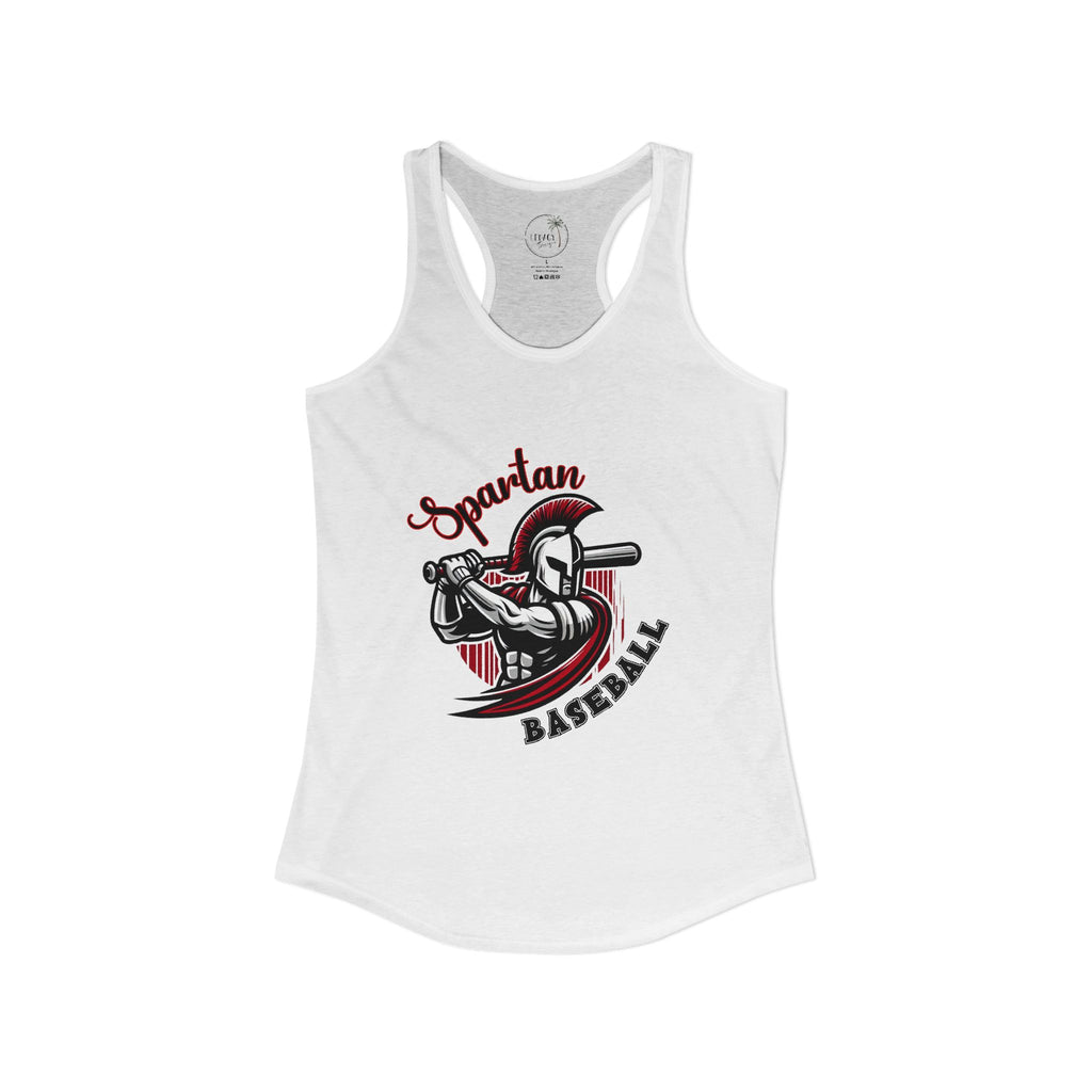 Spartan Baseball Tank Women's Ideal Racerback Tank