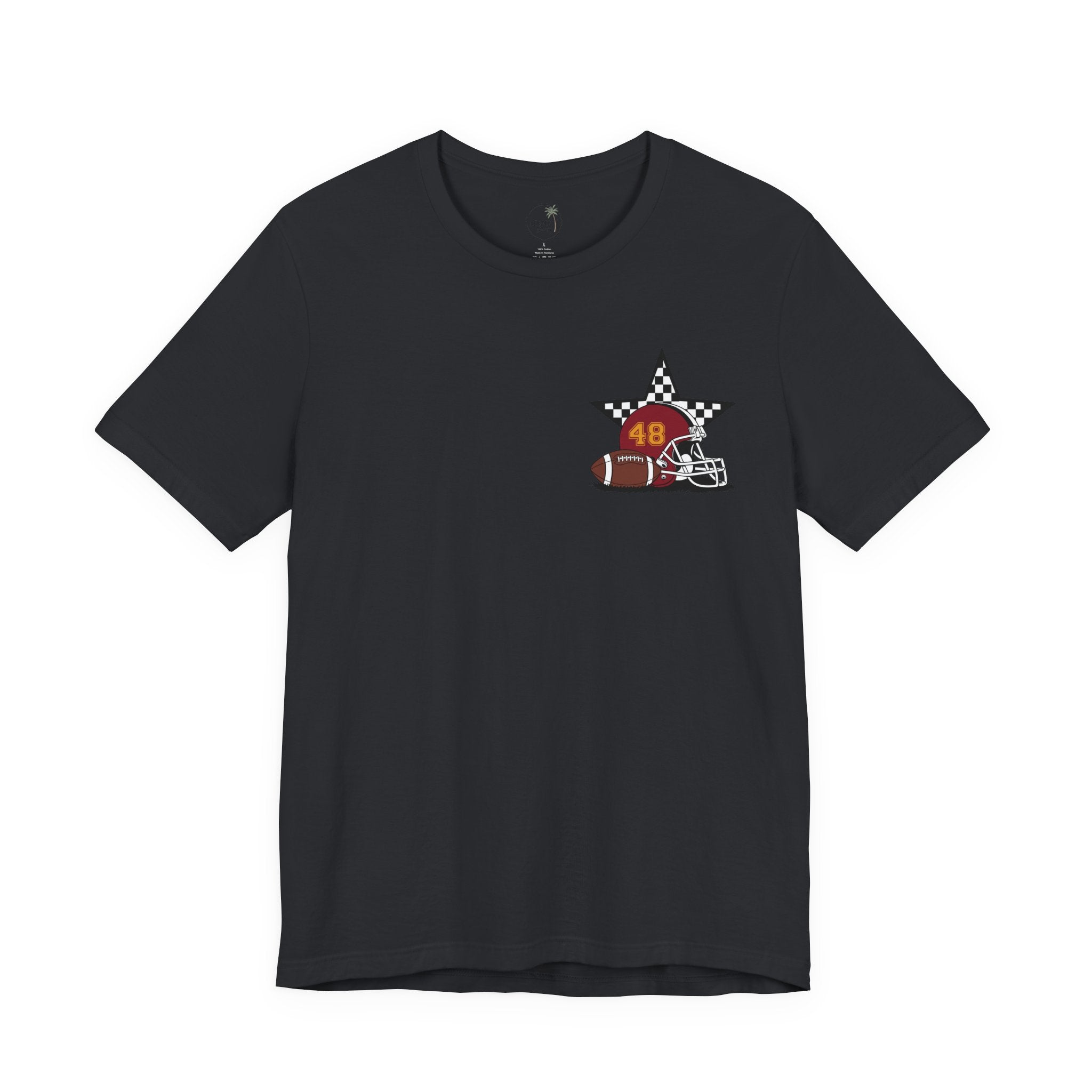 My Favorite Player Calls Me Mom Football T-Shirt | Proud Football Mom Tee | Game Day Shirt for Moms | Sports Mom Gift