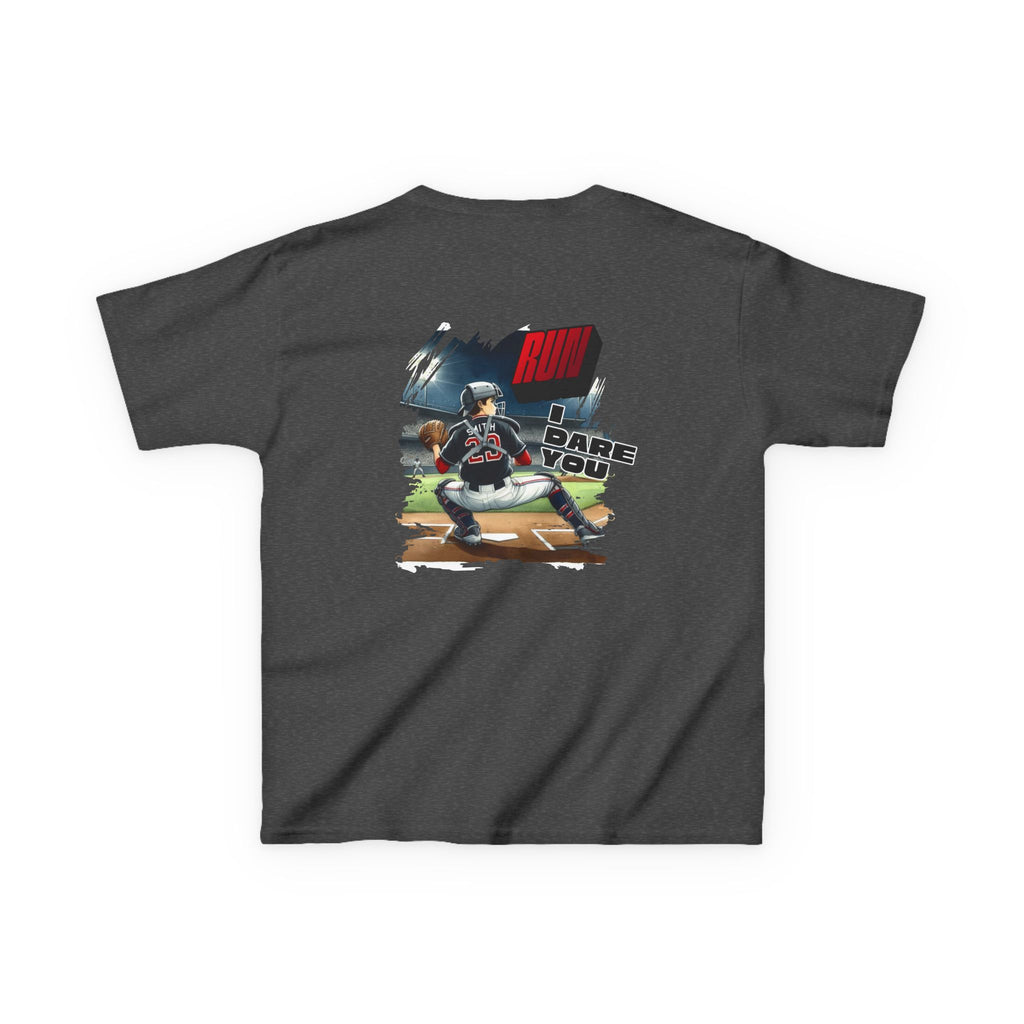 Baseball Catcher Kids Tee I Dare You Graphic tee