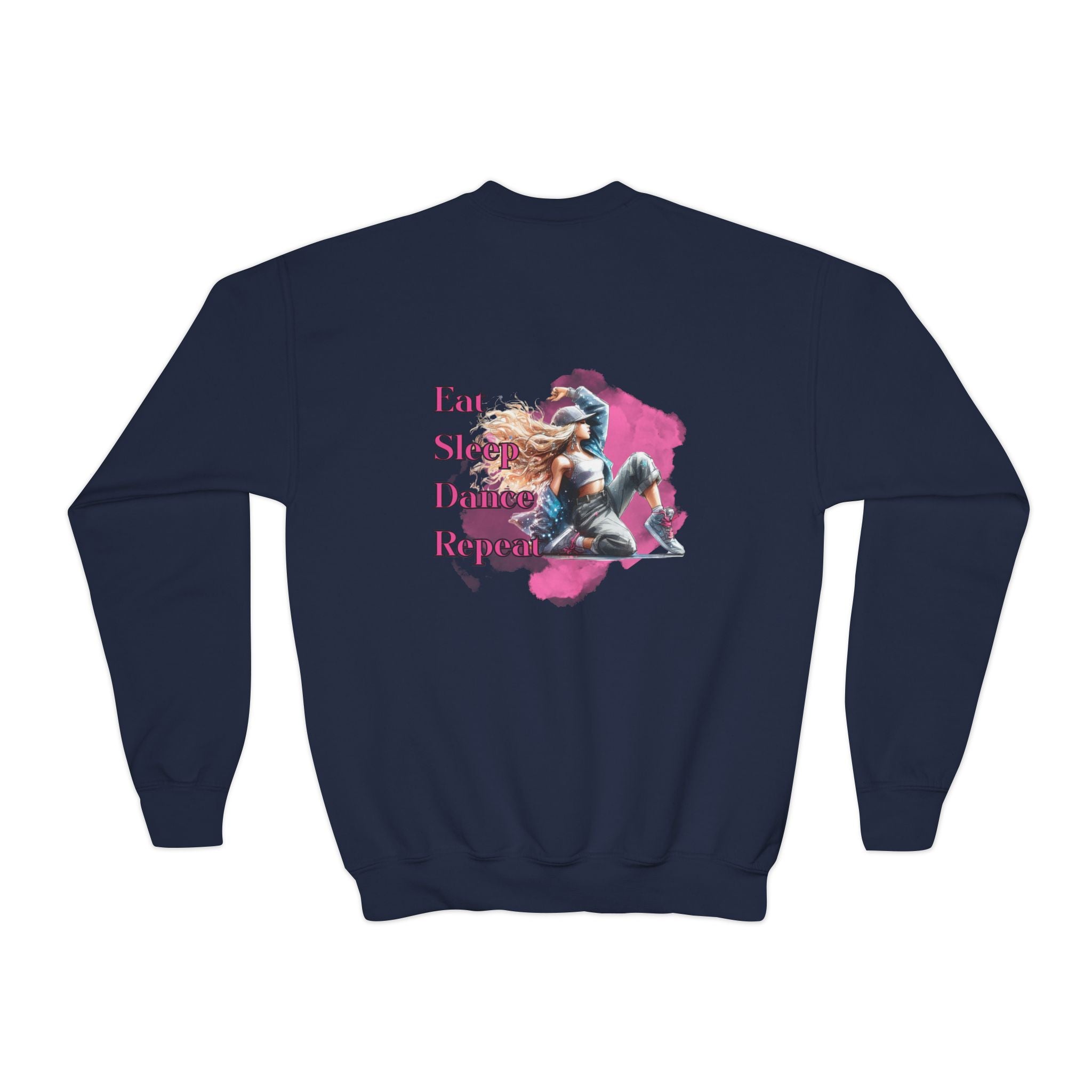 Custom Youth Dance Lovers Crewneck , Personalized Gift for Kids, Dance Sweatshirt, Fun Fashion for Youth, Kids' Activewear