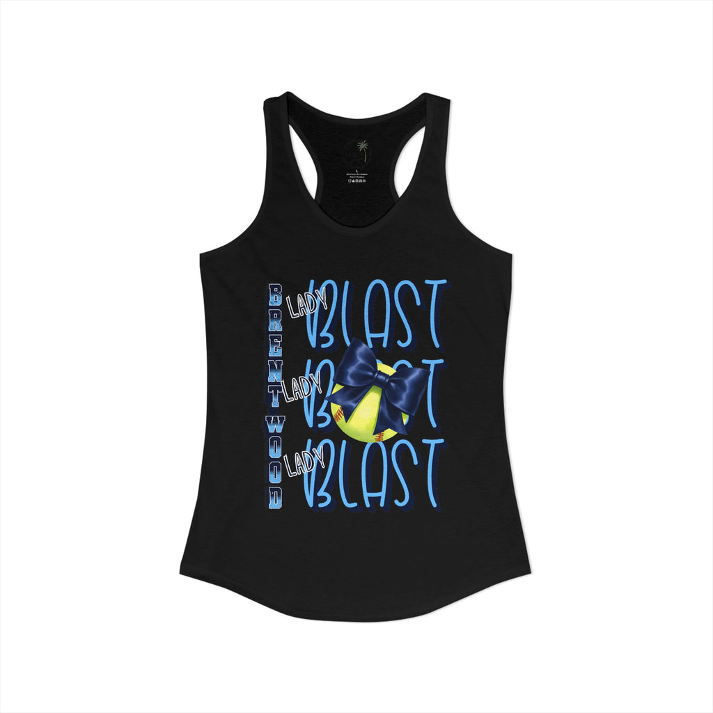 Lady Blast Softball Spirit Tank  Women's Ideal Racerback Tank