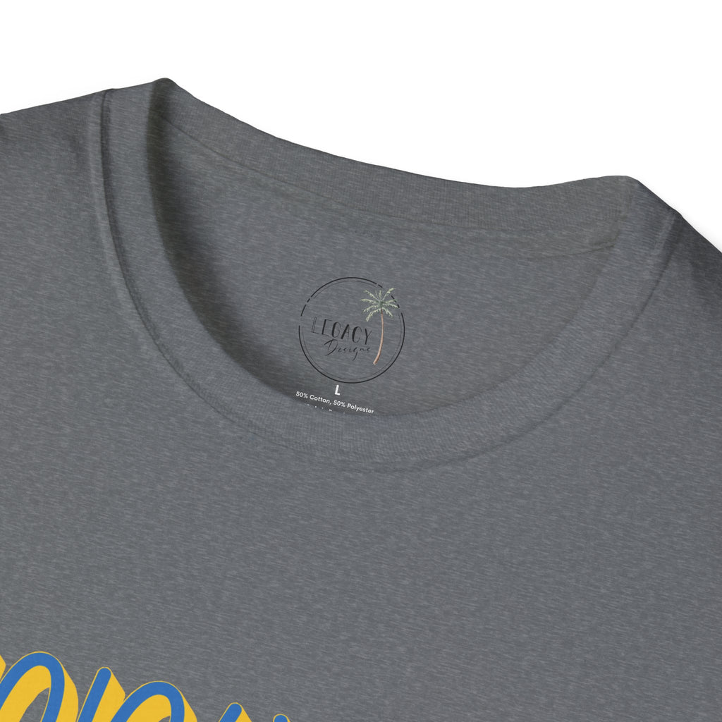 Bruins Baseball with Blue Bow T-Shirt | Sports Team Fan Tee