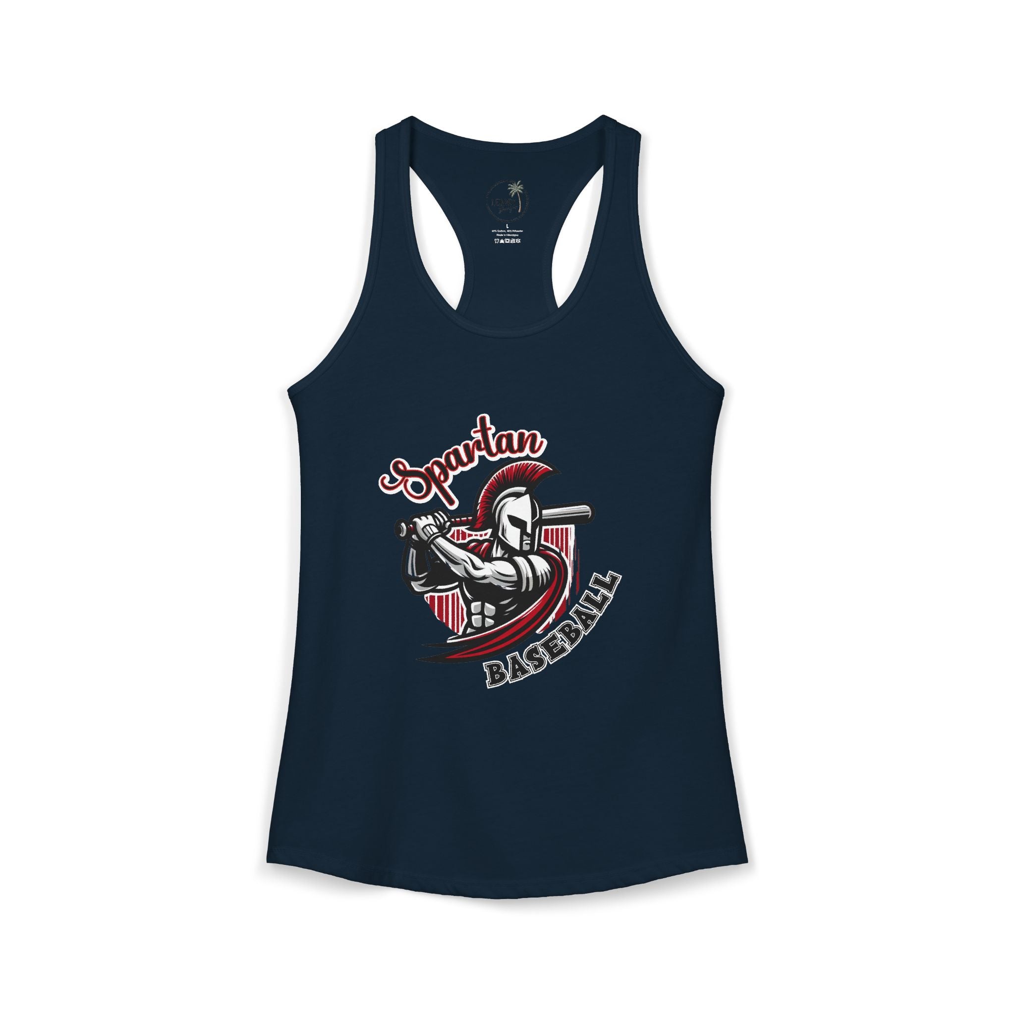 Spartan Baseball Tank Women's Ideal Racerback Tank
