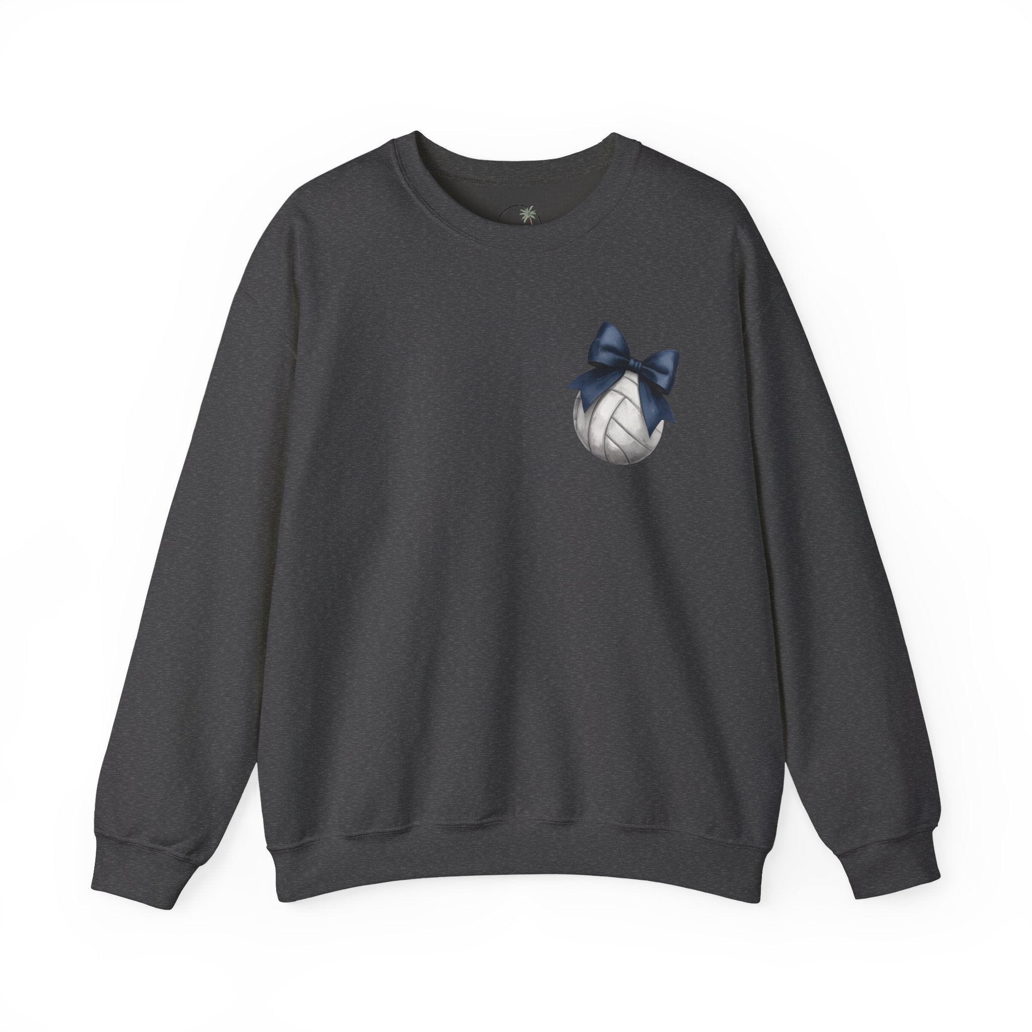 Falcons Freedom with Navy Bow Crewneck Sweatshirt