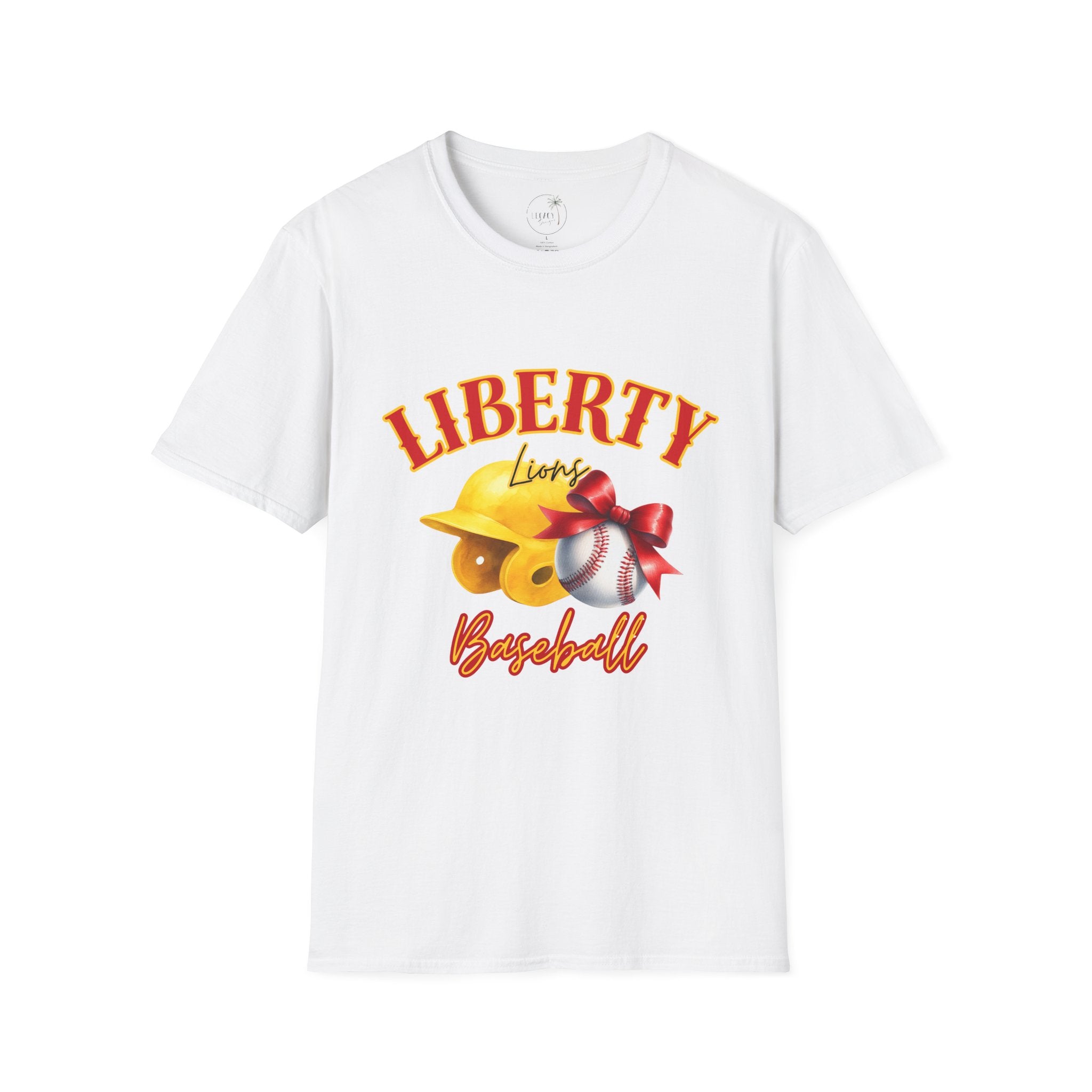 Liberty Lions Baseball T-Shirt — Adult Team Spirit Tee