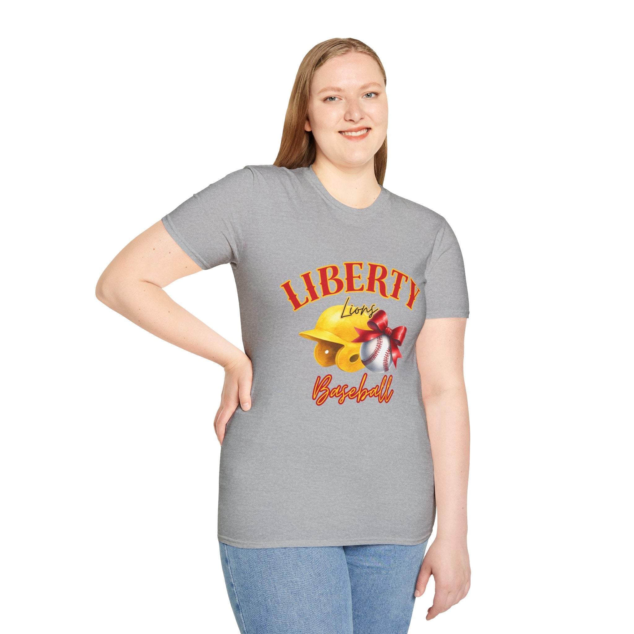 Liberty Lions Baseball T-Shirt — Adult Team Spirit Tee
